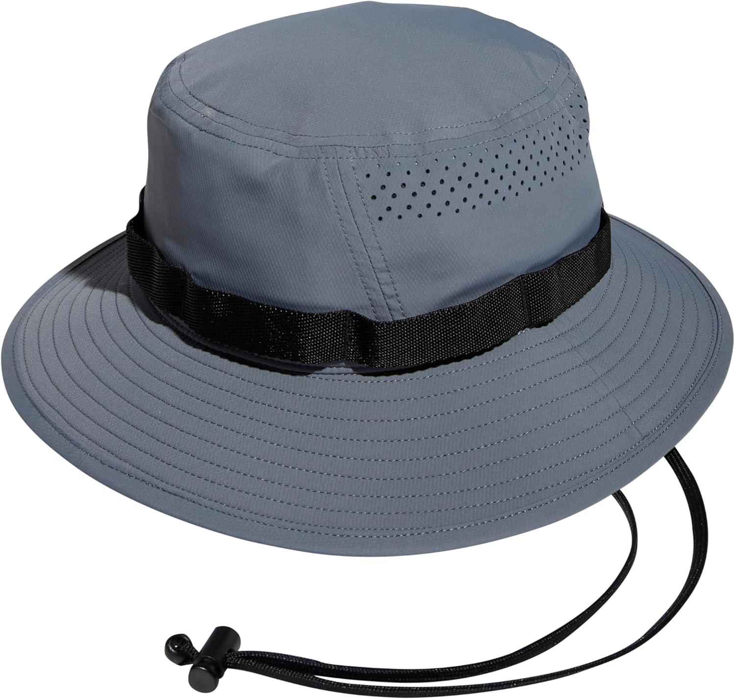 imageAdidas Mens Victory Bucket Hat for Men Athletic Sun Cap for OutdoorsGreyBlack40