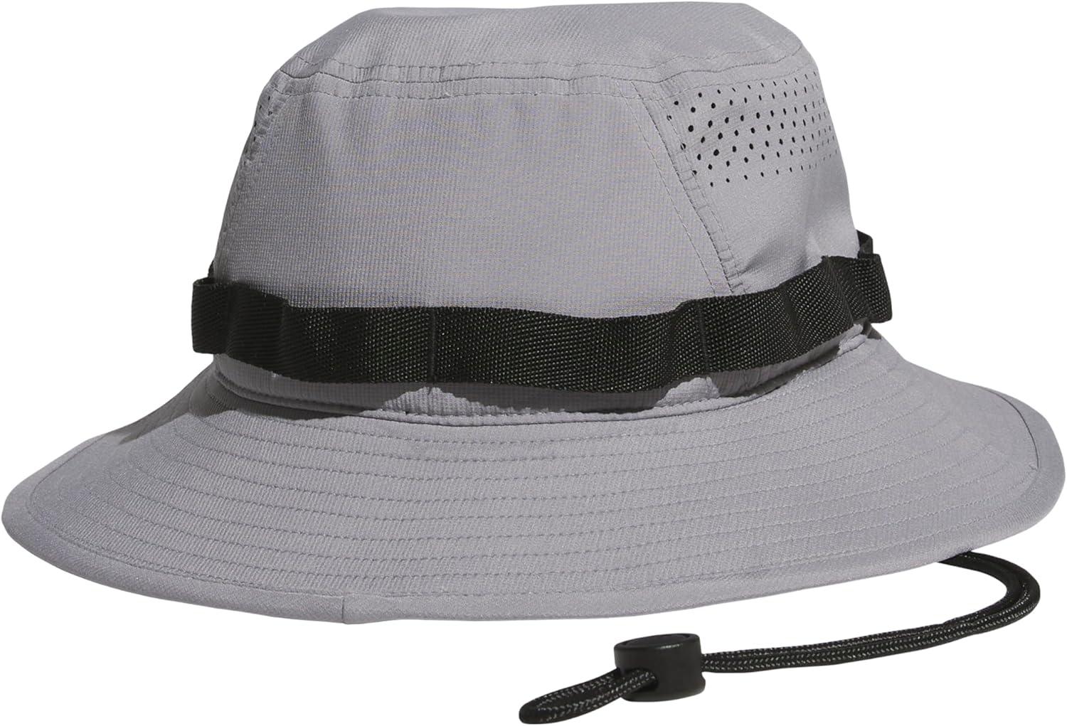 imageAdidas Mens Victory Bucket Hat for Men Athletic Sun Cap for OutdoorsGreyBlack50