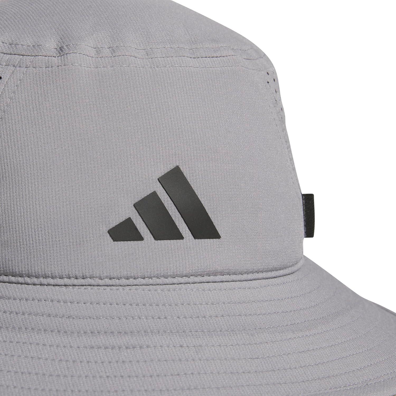 imageAdidas Mens Victory Bucket Hat for Men Athletic Sun Cap for OutdoorsGreyBlack50