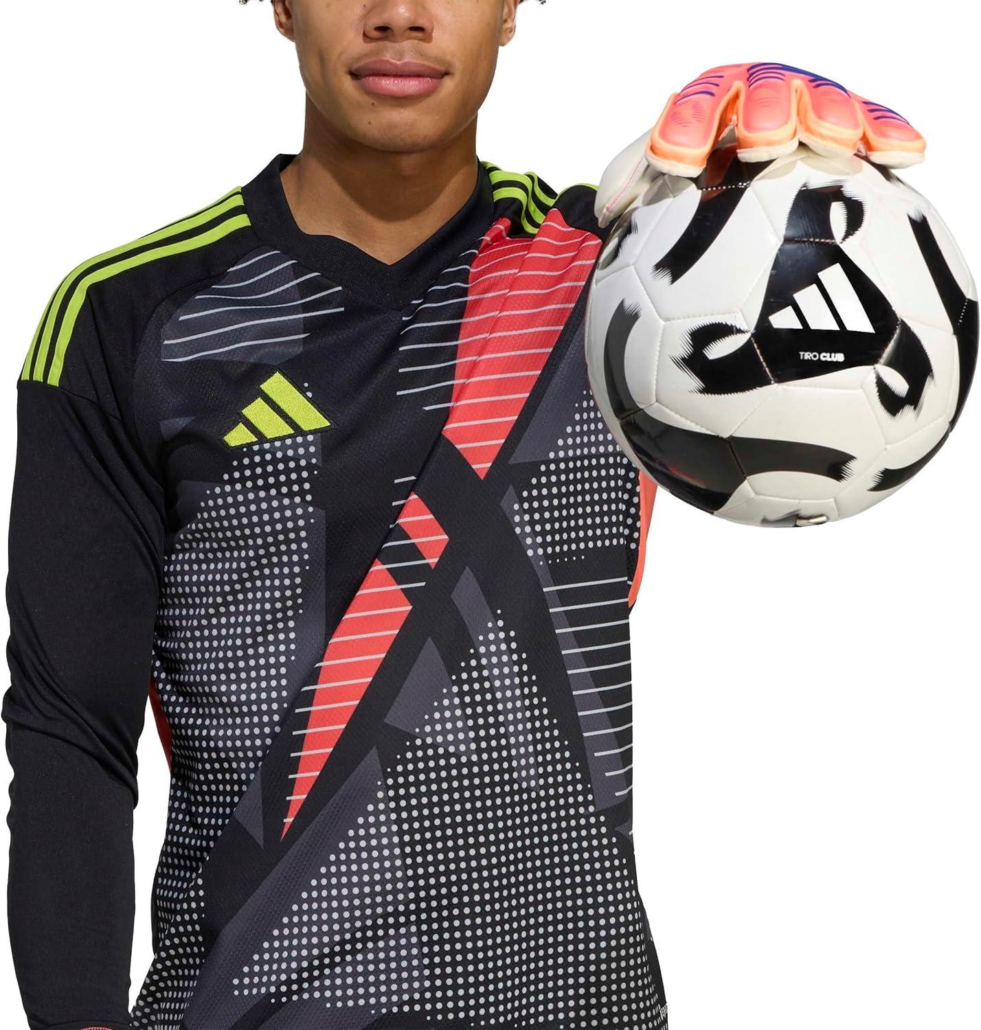 imageAdidas Predator Match Fingersave Goalie Soccer GlovesSignal CoralWhiteLucid Blue