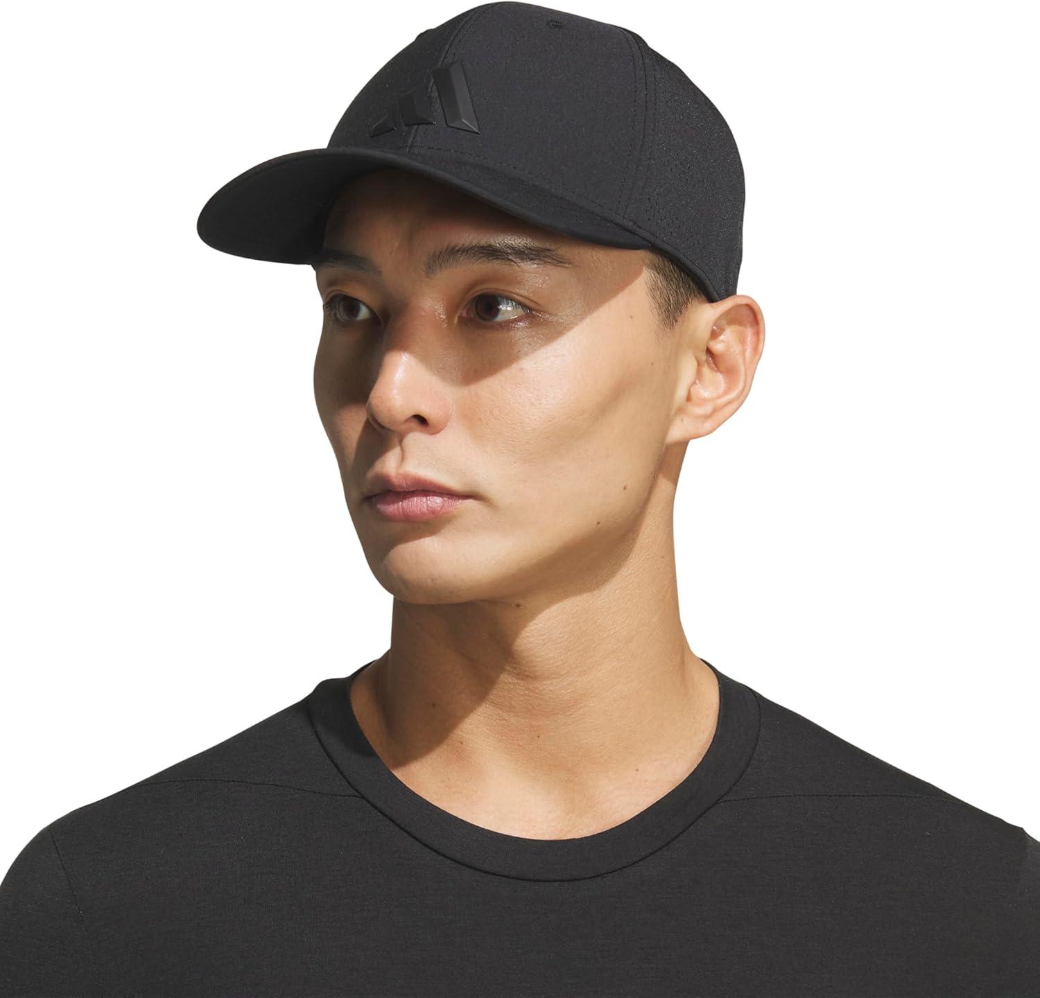 imageAdidas UnisexAdult Gameday Hat Flexible Stretch Sports Baseball CapBlackBlack