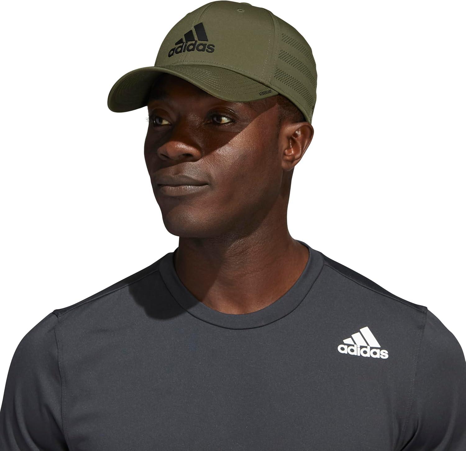 imageAdidas UnisexAdult Gameday Hat Flexible Stretch Sports Baseball CapFocus Olive GreenBlack30