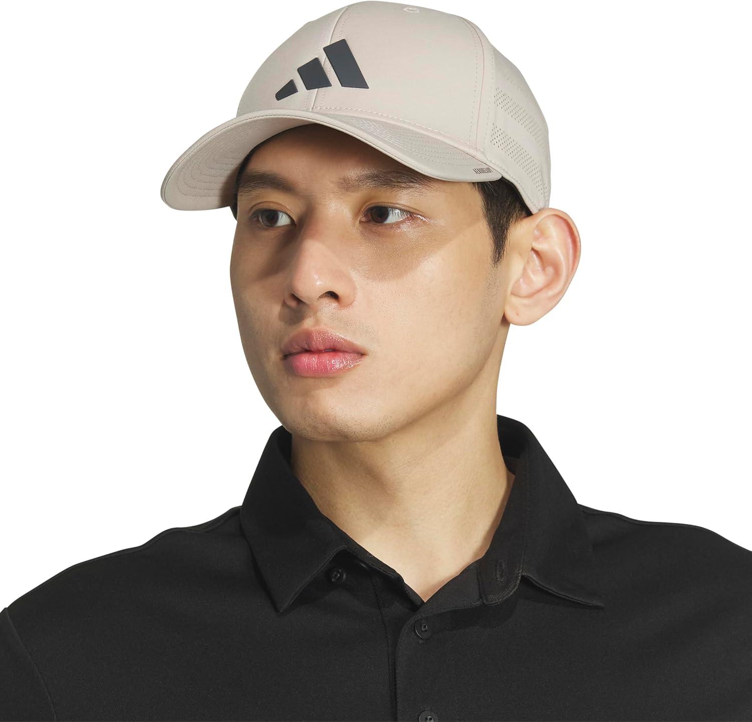 imageAdidas UnisexAdult Gameday Hat Flexible Stretch Sports Baseball CapWonder BeigeGrey Six40