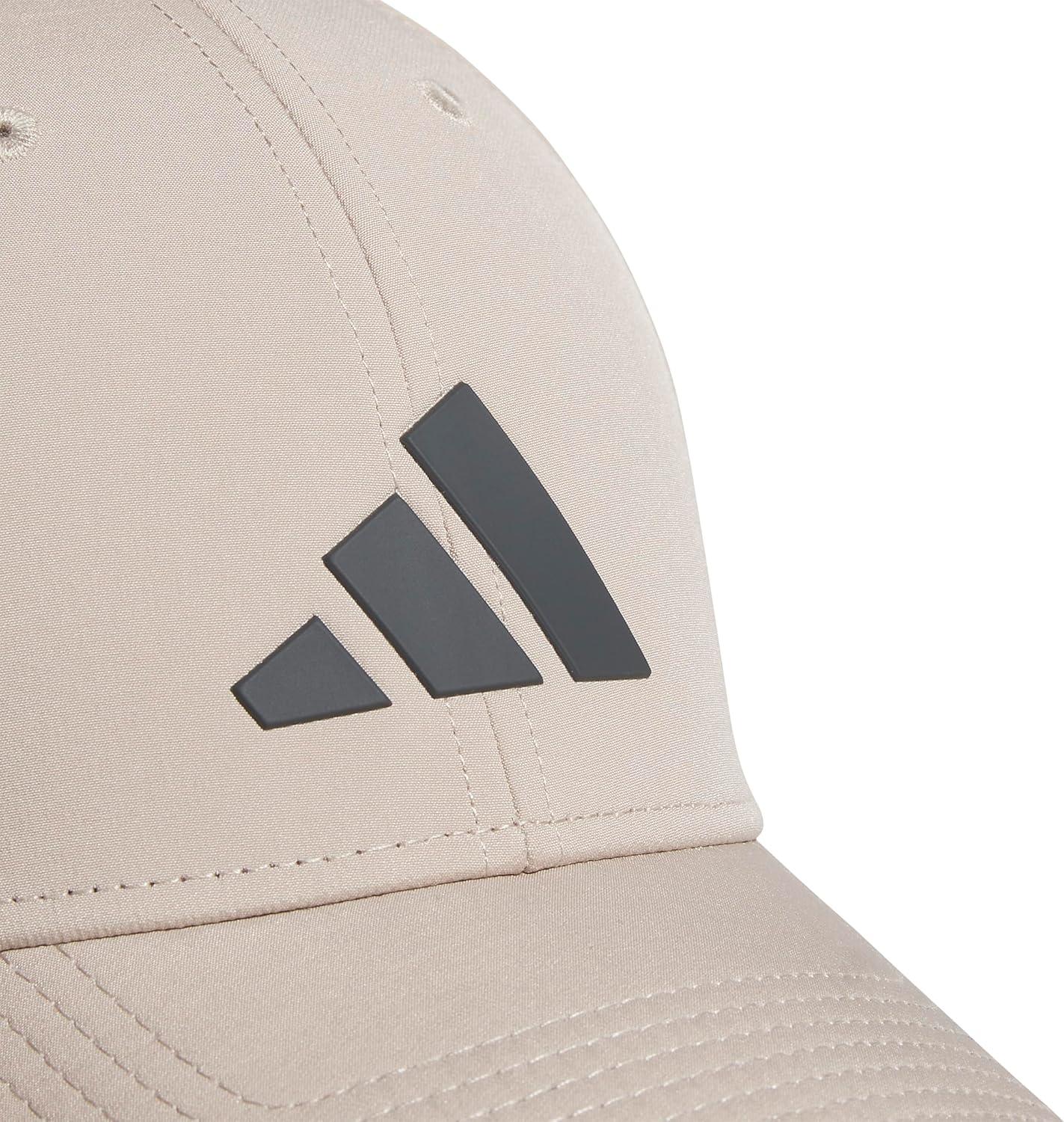 imageAdidas UnisexAdult Gameday Hat Flexible Stretch Sports Baseball CapWonder BeigeGrey Six40