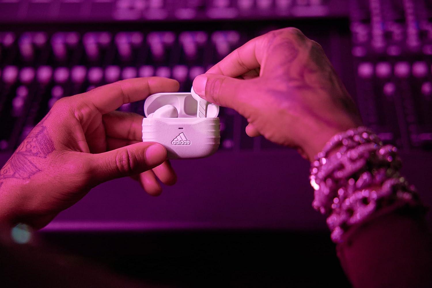 imageAdidas ZNE 01 True Wireless Noise Canceling Sports EarbudsLight Grey