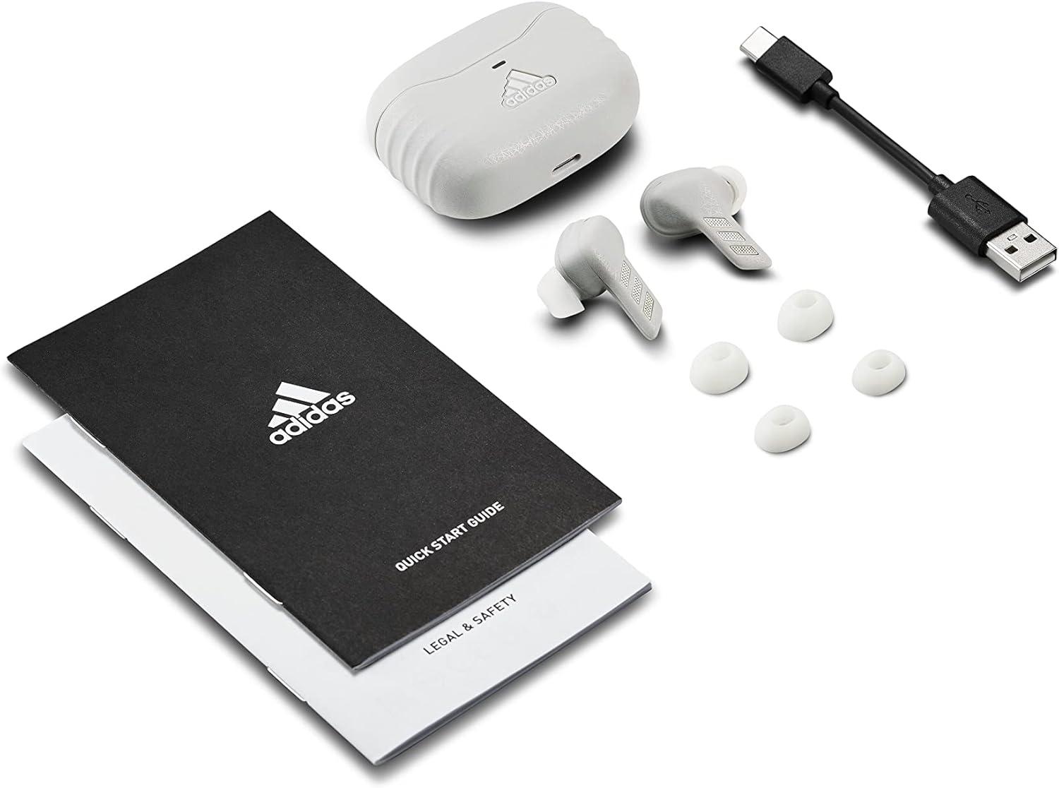 imageAdidas ZNE 01 True Wireless Noise Canceling Sports EarbudsLight Grey