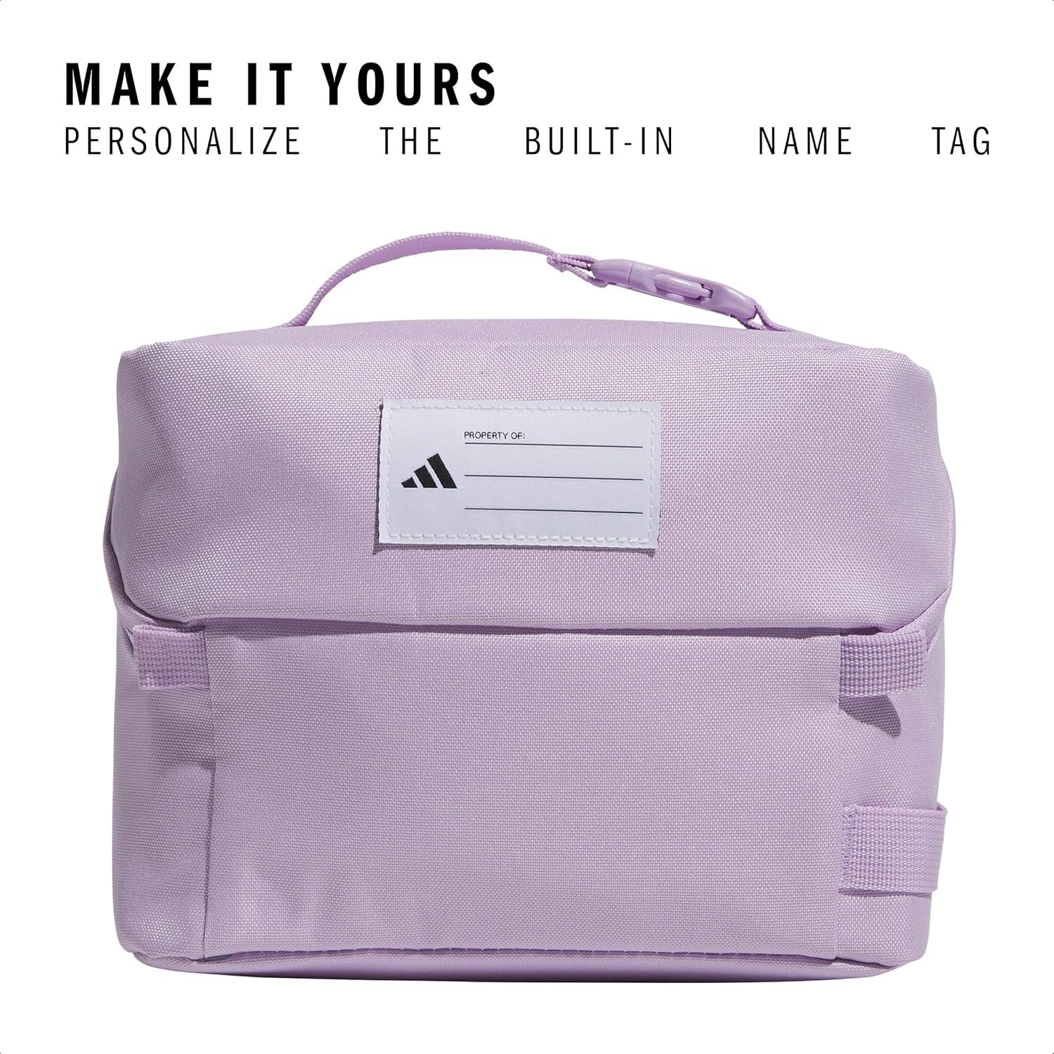 imageAffiliate Lunch Bag with handle insulated bento box for women and menPowder Plum PurpleClear PinkSemi Flash Aqua Blue