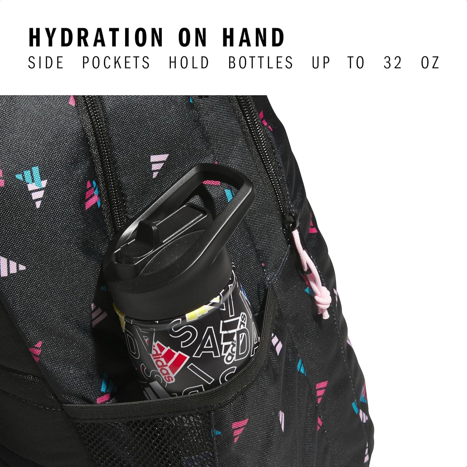 imageAffiliate Small Backpack for women and men durable bag with laptop sleeve3 Bar Toss Blackclear PinkClear Pink