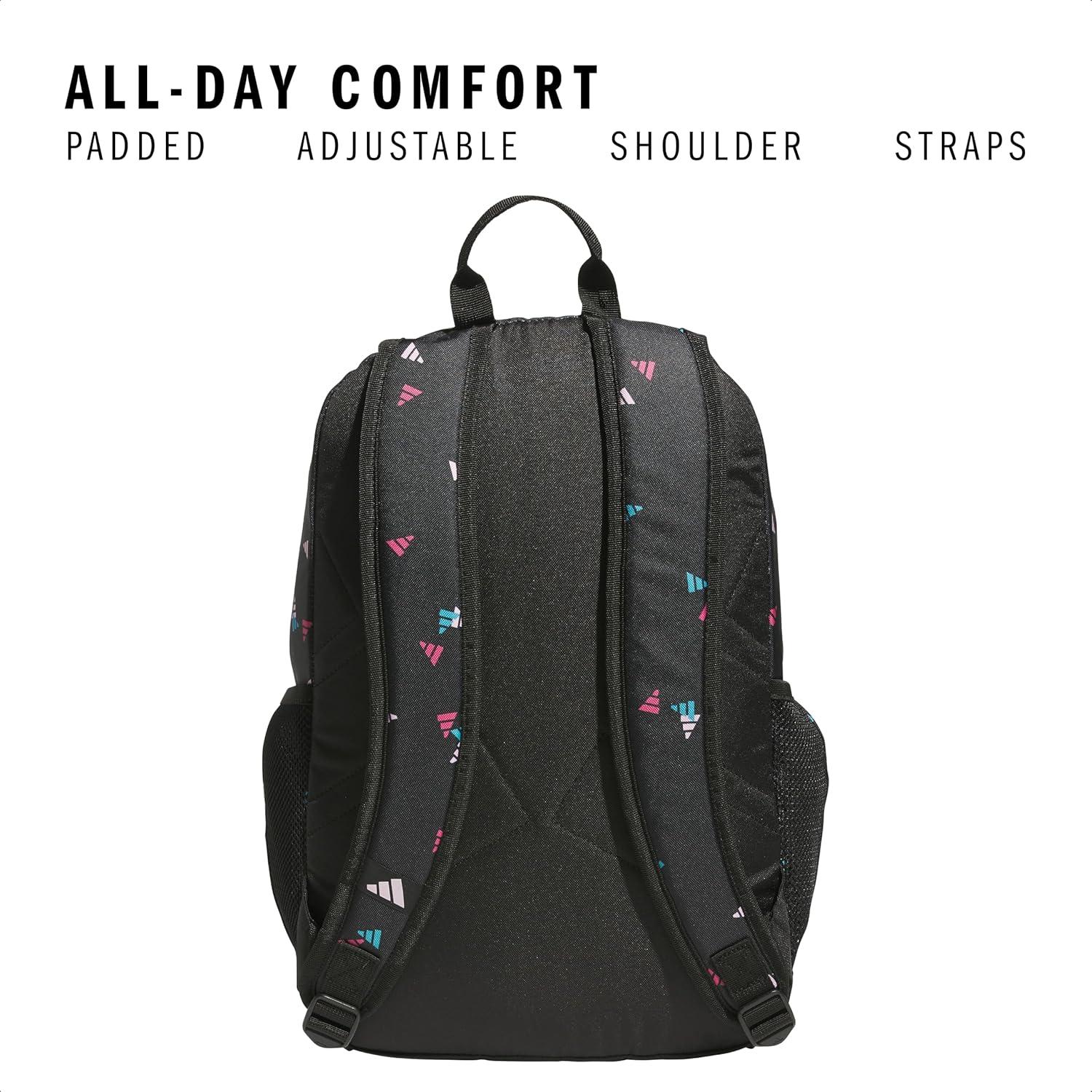 imageAffiliate Small Backpack for women and men durable bag with laptop sleeve3 Bar Toss Blackclear PinkClear Pink