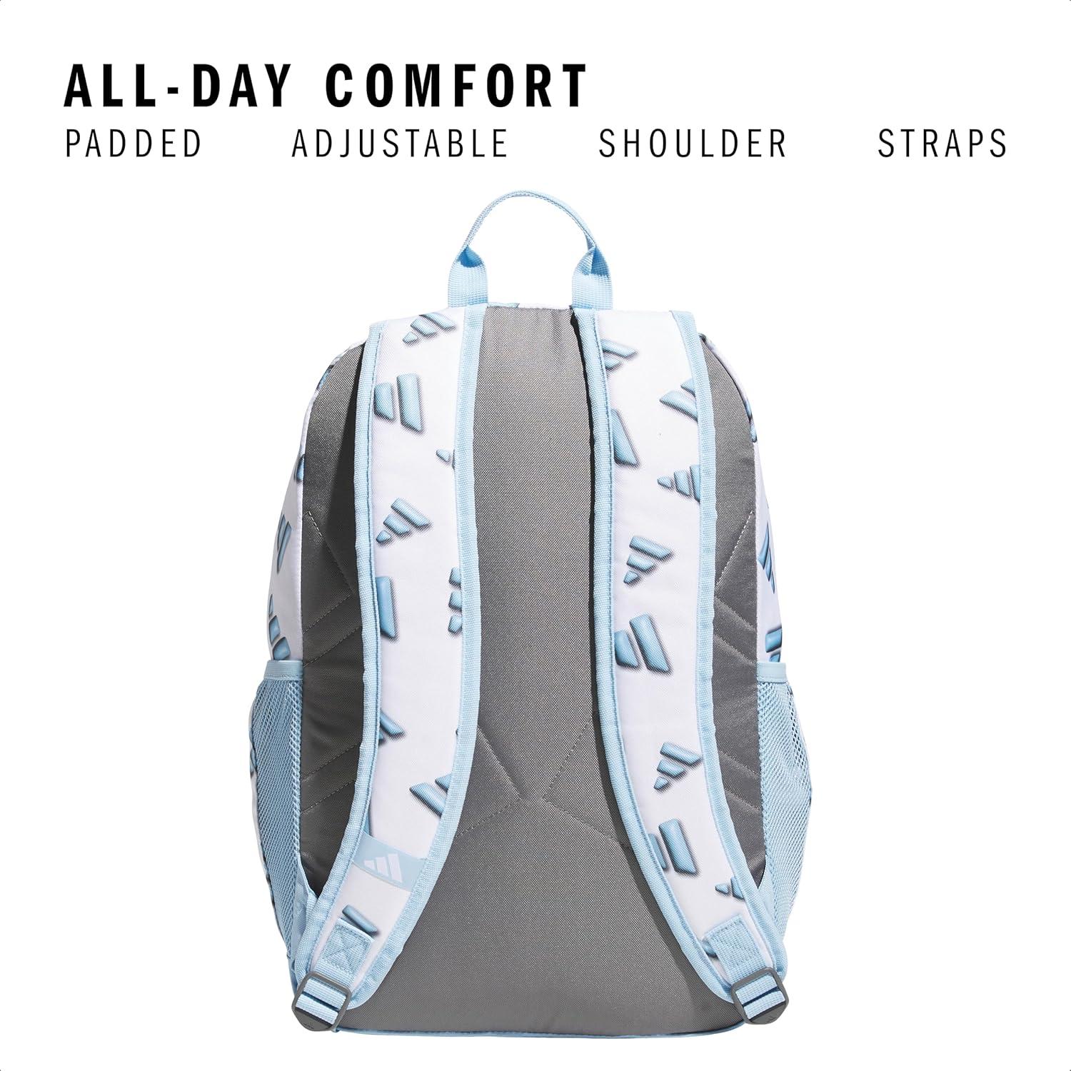 imageAffiliate Small Backpack for women and men durable bag with laptop sleeve3d Aop WhiteClear Sky BlueClear Pink