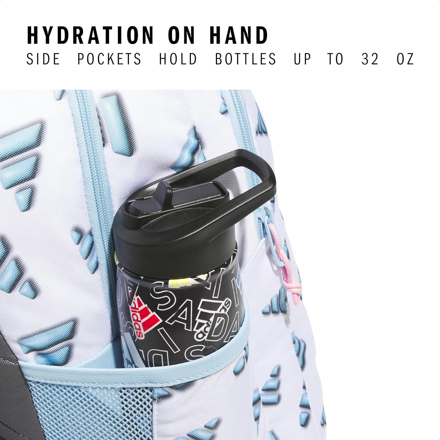 imageAffiliate Small Backpack for women and men durable bag with laptop sleeve3d Aop WhiteClear Sky BlueClear Pink