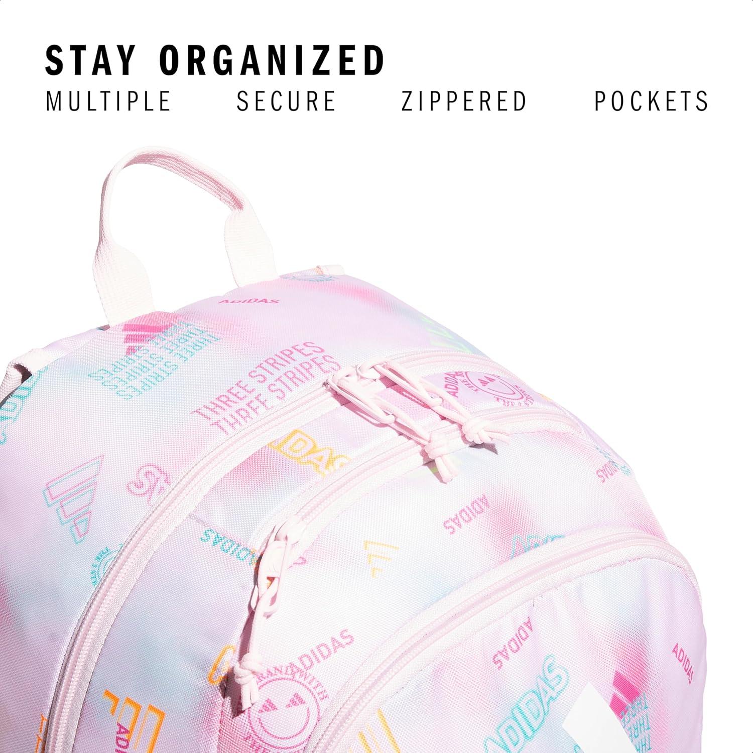 imageAffiliate Small Backpack for women and men durable bag with laptop sleeveAdi Haze Clear PinkWhite