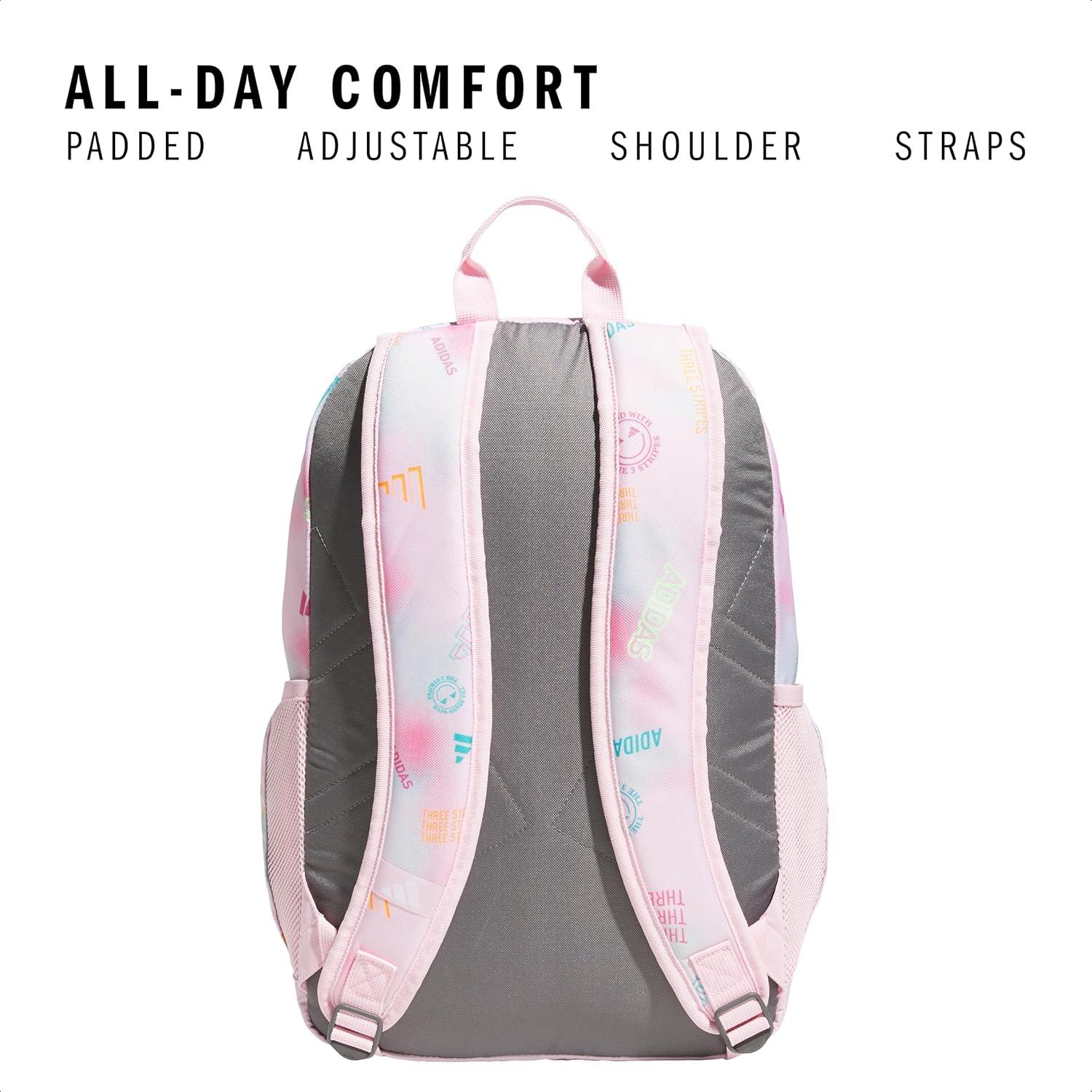 imageAffiliate Small Backpack for women and men durable bag with laptop sleeveAdi Haze Clear PinkWhite