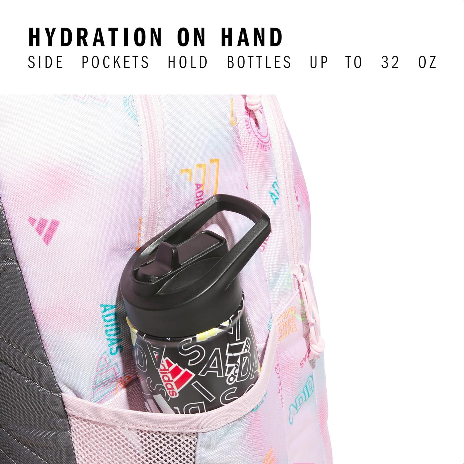 imageAffiliate Small Backpack for women and men durable bag with laptop sleeveAdi Haze Clear PinkWhite