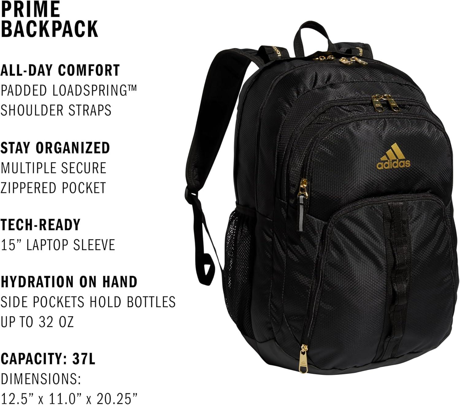 imagePrime 6 BackpackBlackGold Metallic