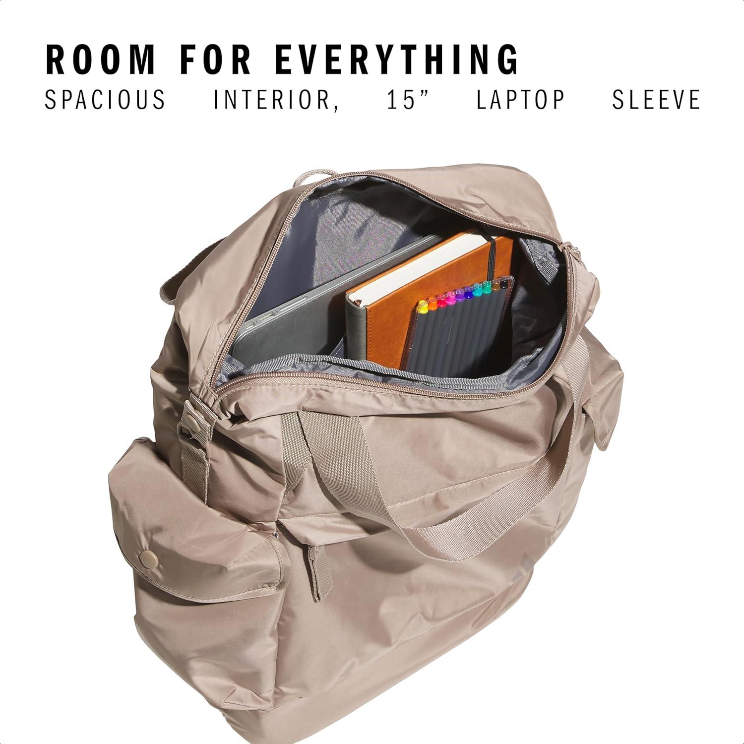 imageSaturday 2 Tote Backpack 23L durable lightweight athletic carry bag with handlesChalky Brown