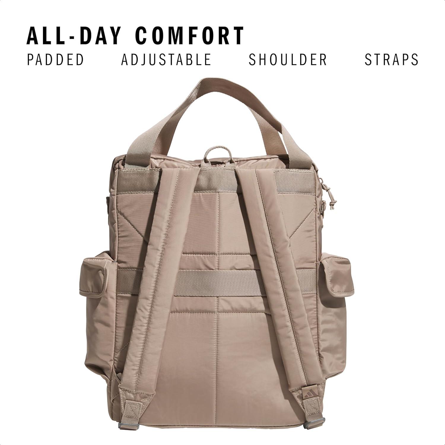 imageSaturday 2 Tote Backpack 23L durable lightweight athletic carry bag with handlesChalky Brown