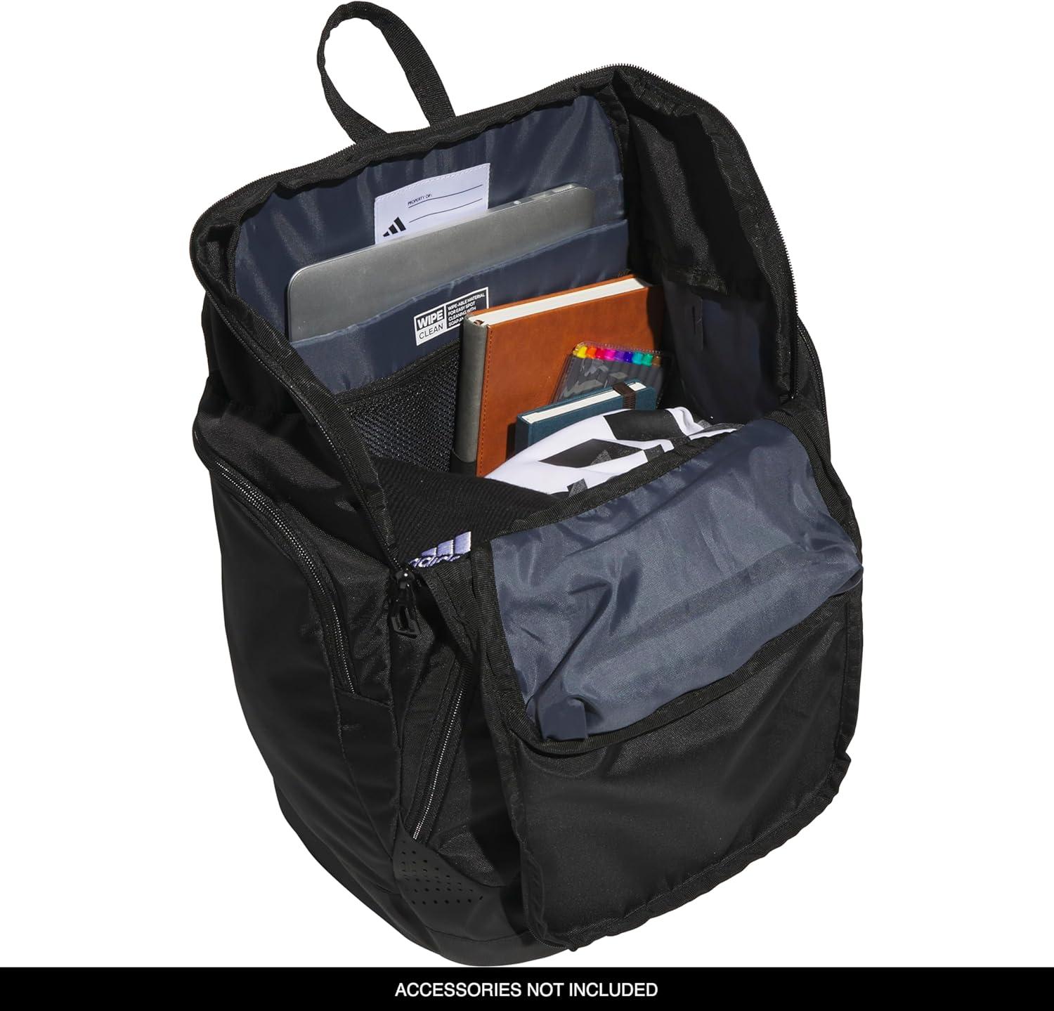 imageadidas 5Star 20 Team Backpack for MultiSport Practice Travel and GameDay Black One SizeBlack