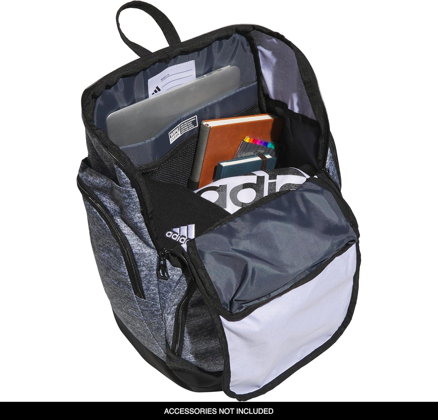 imageadidas 5Star 20 Team Backpack for MultiSport Practice Travel and GameDay Black One SizeJersey Onix Grey