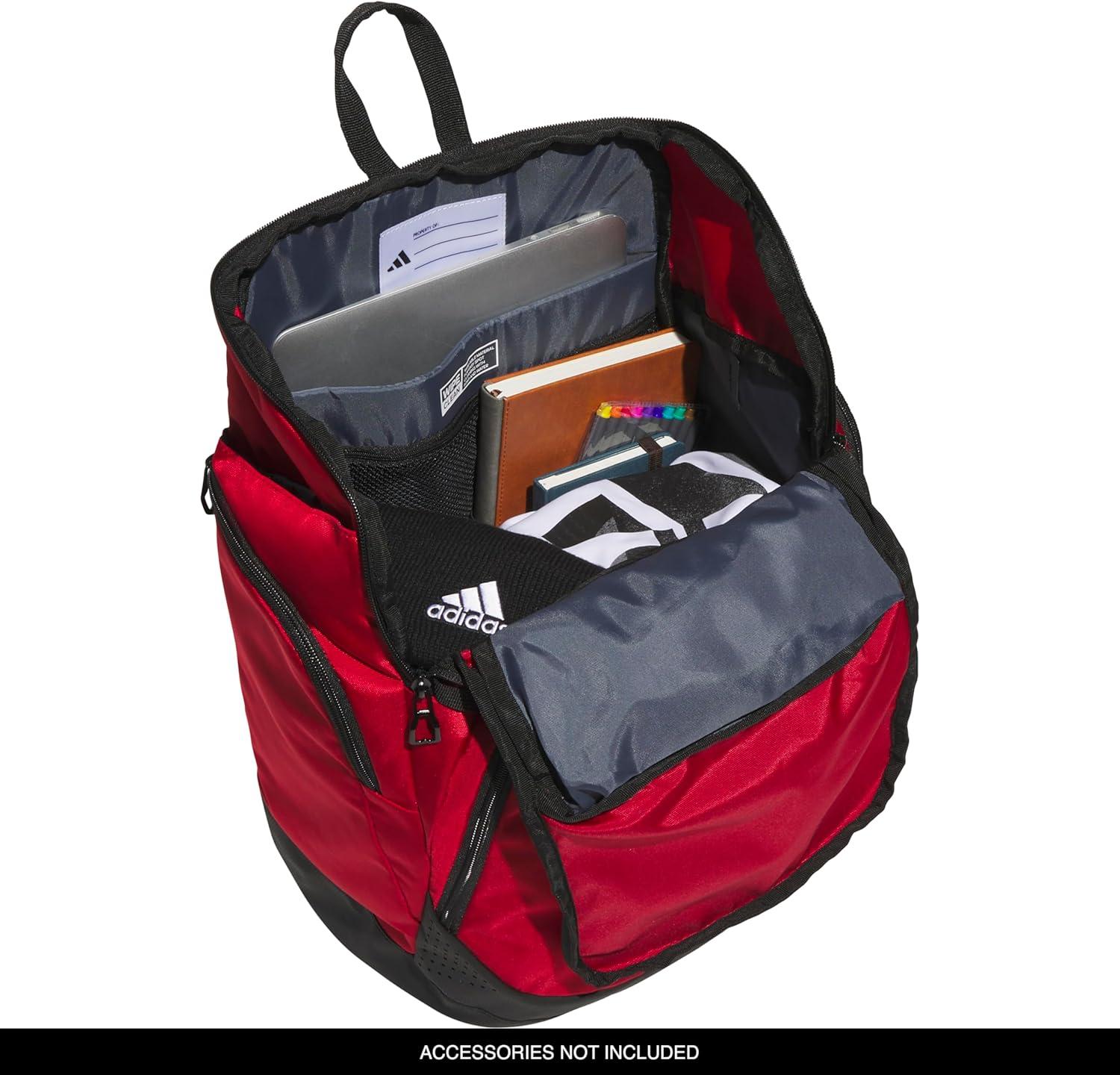 imageadidas 5Star 20 Team Backpack for MultiSport Practice Travel and GameDay Black One SizeTeam Power Red 2