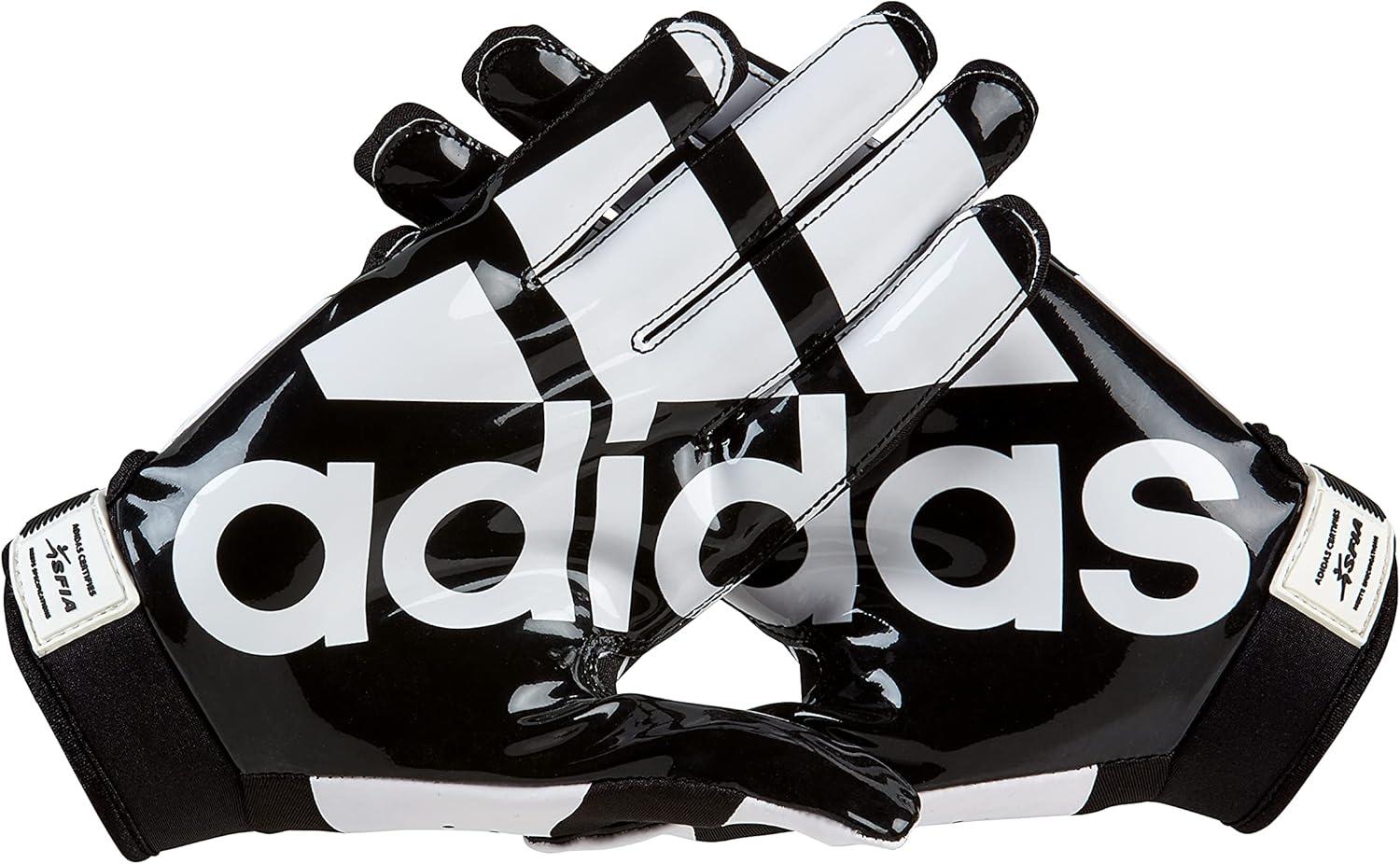 imageadidas Adifast 30 Youth Football Receiver Glove Multiple StylesBlackWhite
