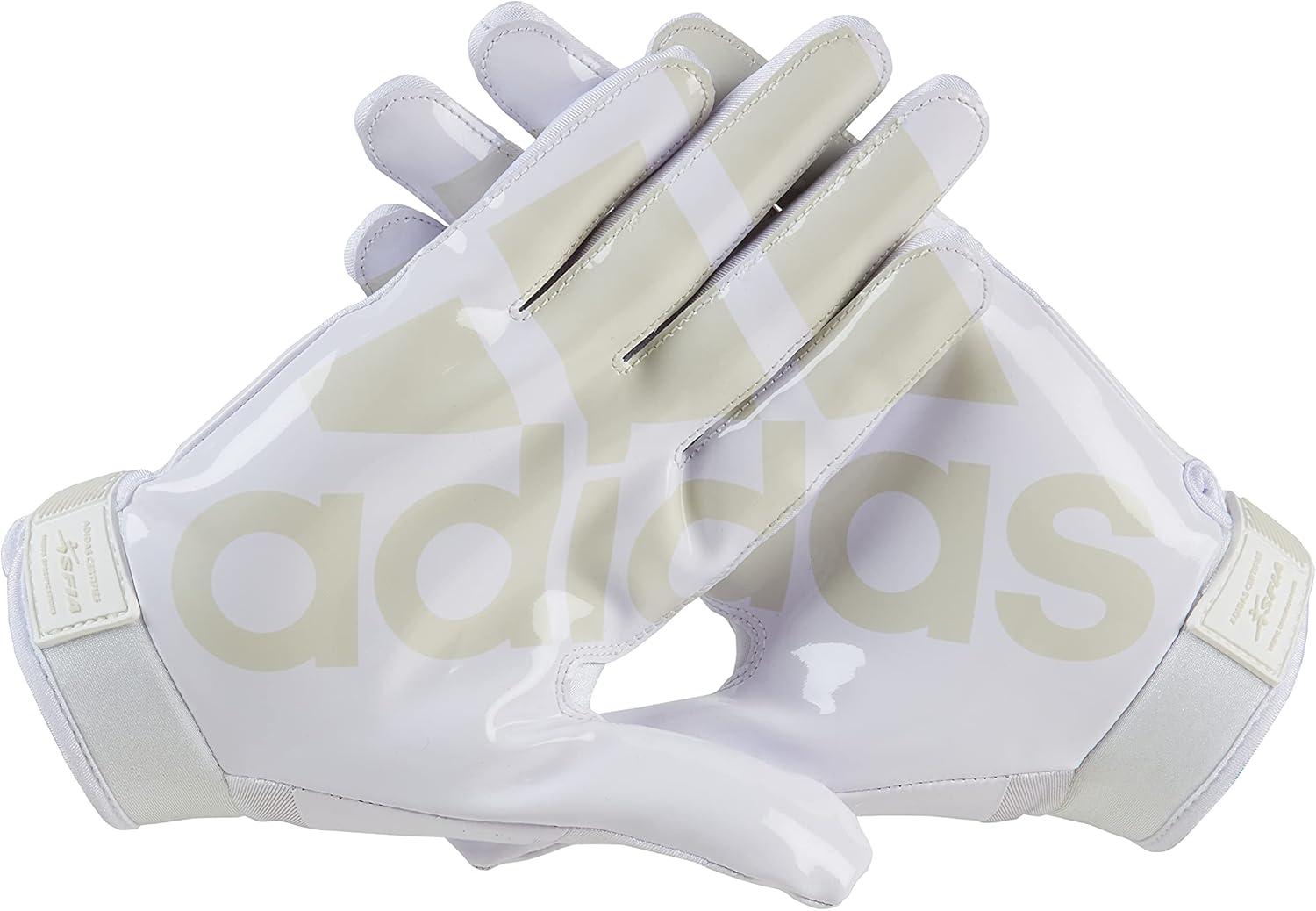 imageadidas Adifast 30 Youth Football Receiver Glove Multiple StylesWhiteWhite