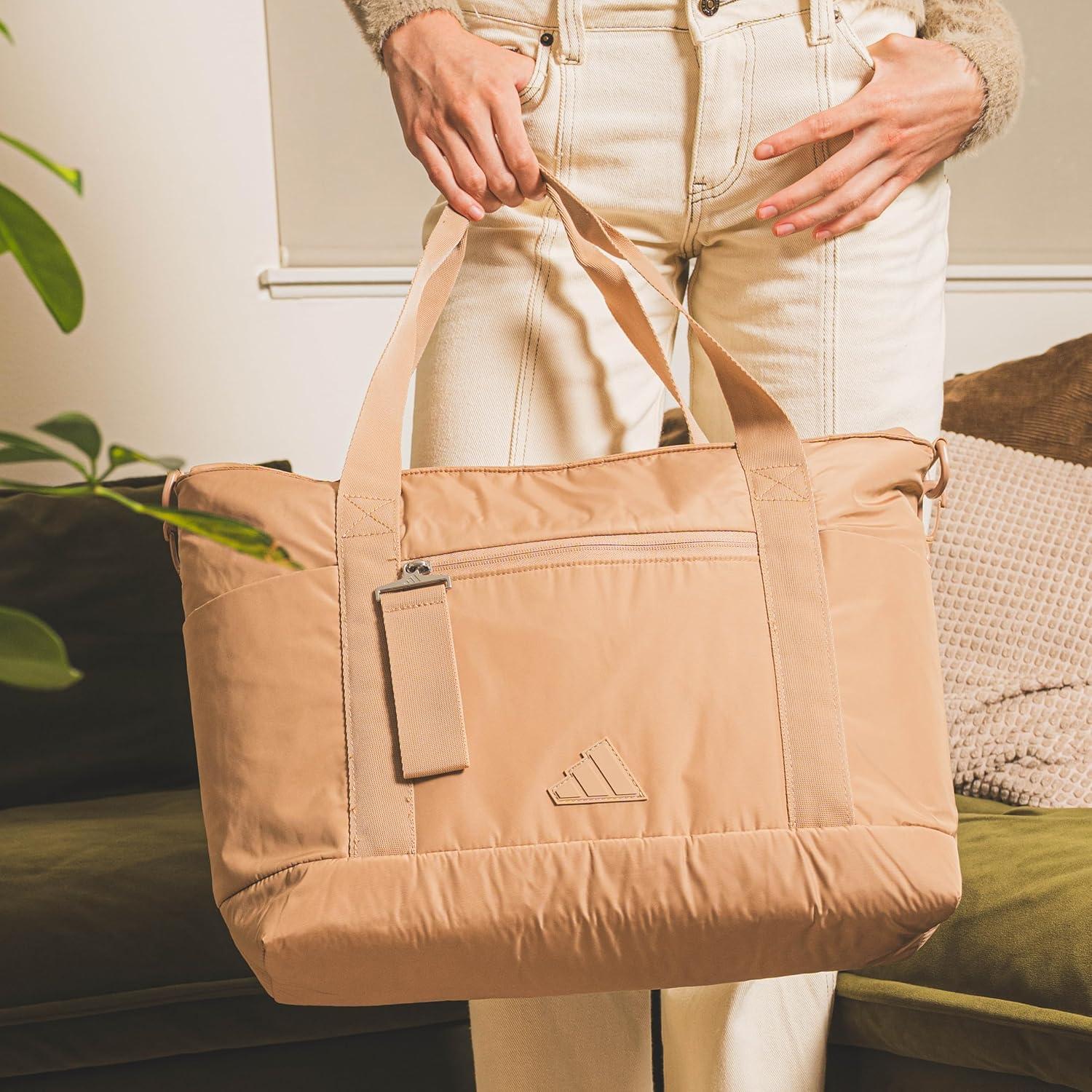 imageadidas All Me Tote for Women Large Crossbody Bag with Shoulder Strap Black20 OSFABlack20