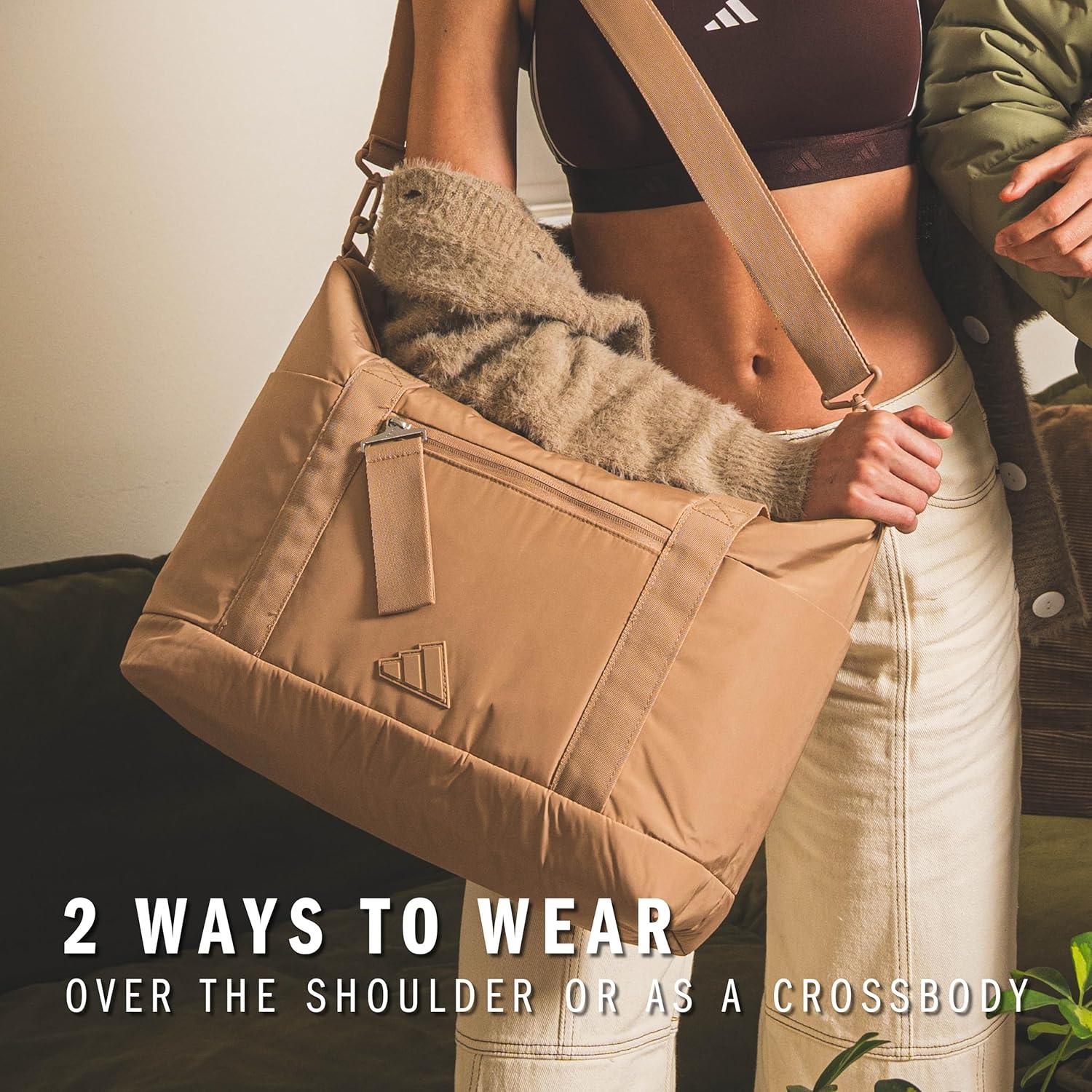 imageadidas All Me Tote for Women Large Crossbody Bag with Shoulder Strap Black20 OSFABlack30