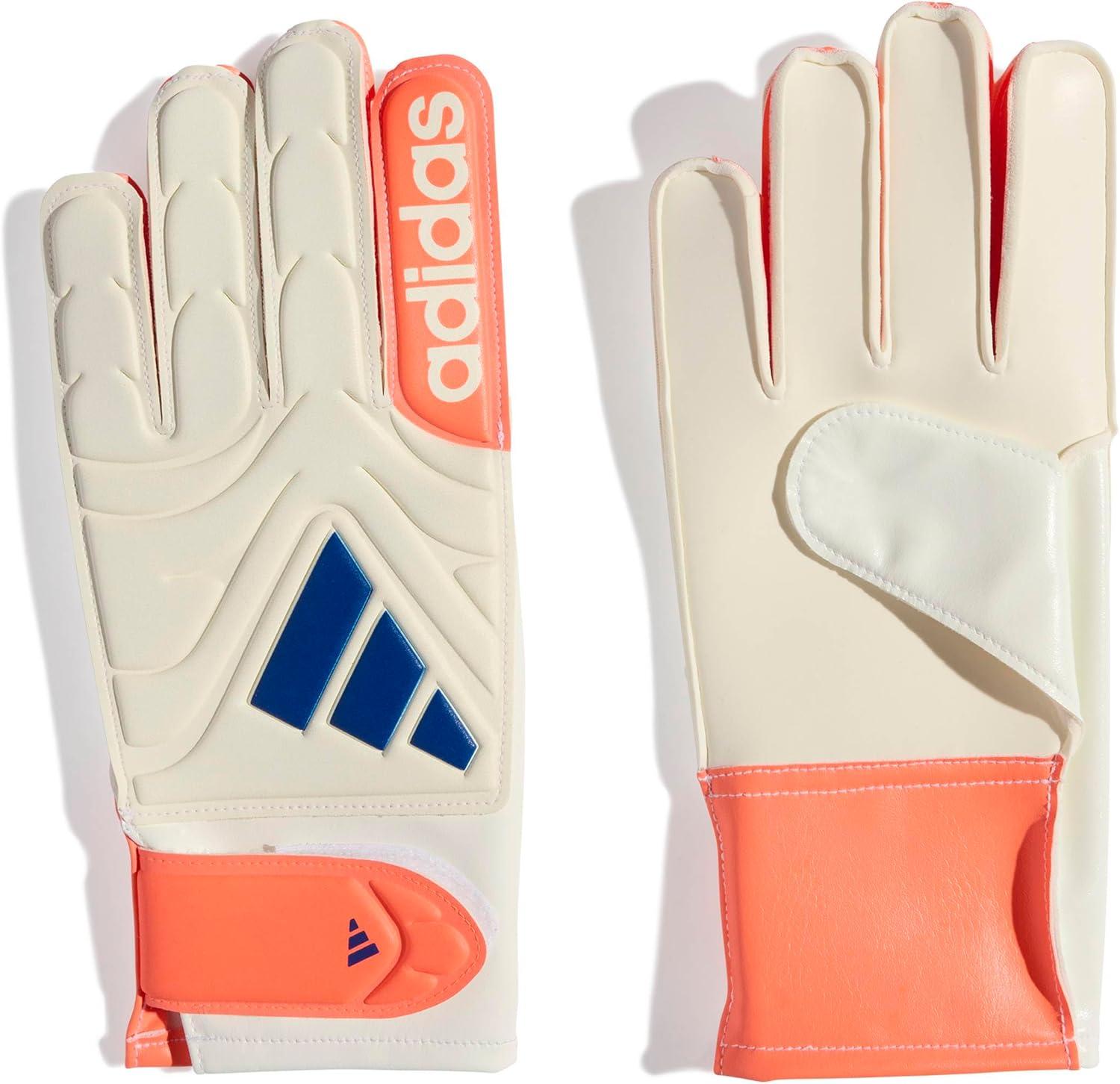imageadidas Copa Club Goalie Soccer GlovesOff WhiteLucid BlueSignal Coral