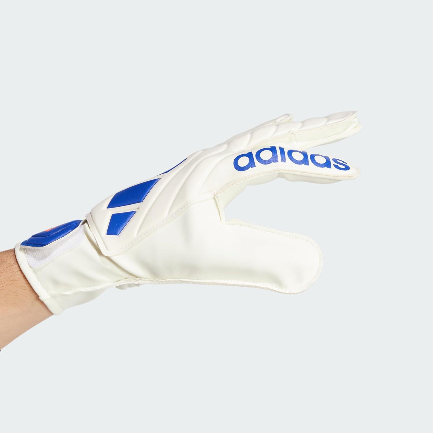 imageadidas Copa Club Goalie Soccer GlovesWhiteLucid BlueSolar Red