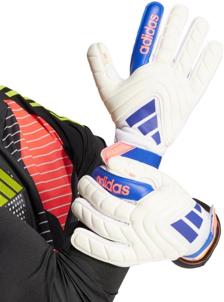 imageadidas Copa League Goalie GlovesWhiteLucid BlueSolar Red