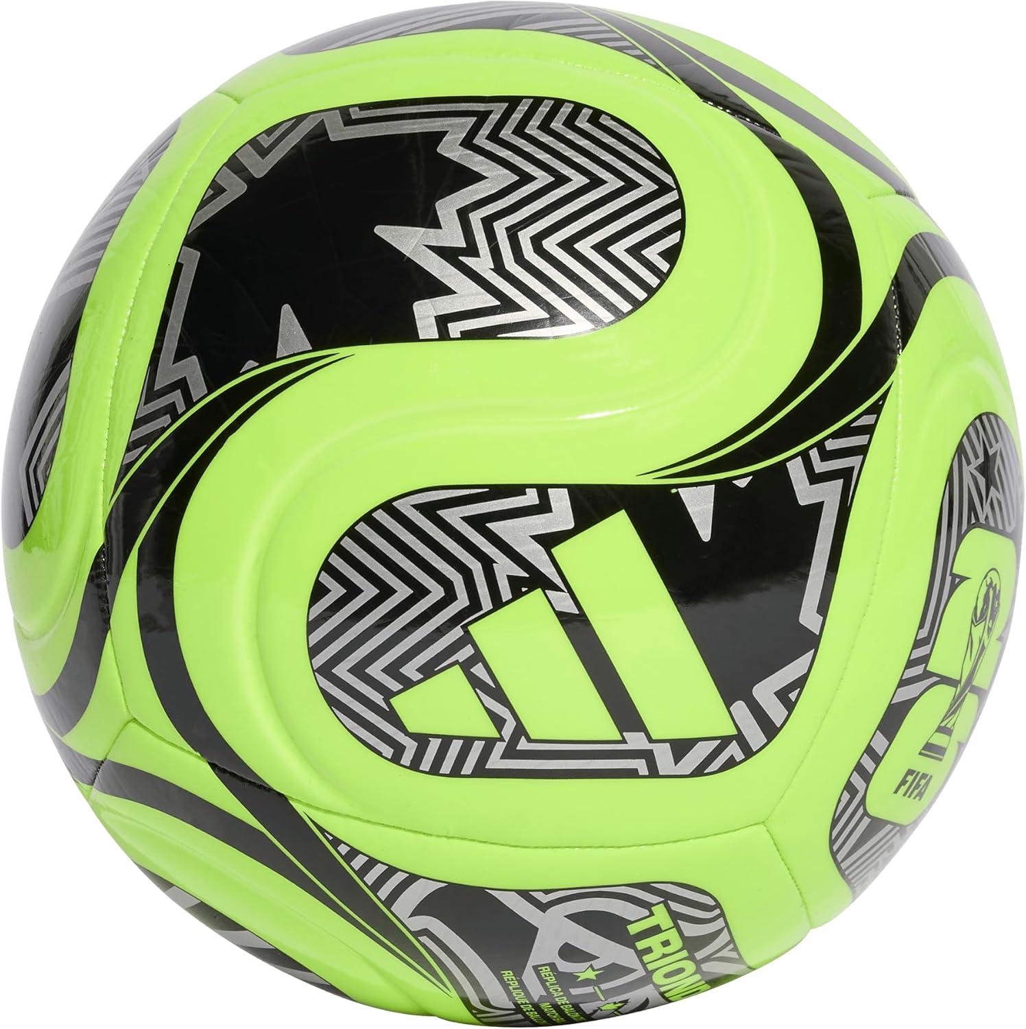 imageadidas FIFA World Cup 26 Trionda Soccer BallLucid LemonBlackSilver MetallicClub