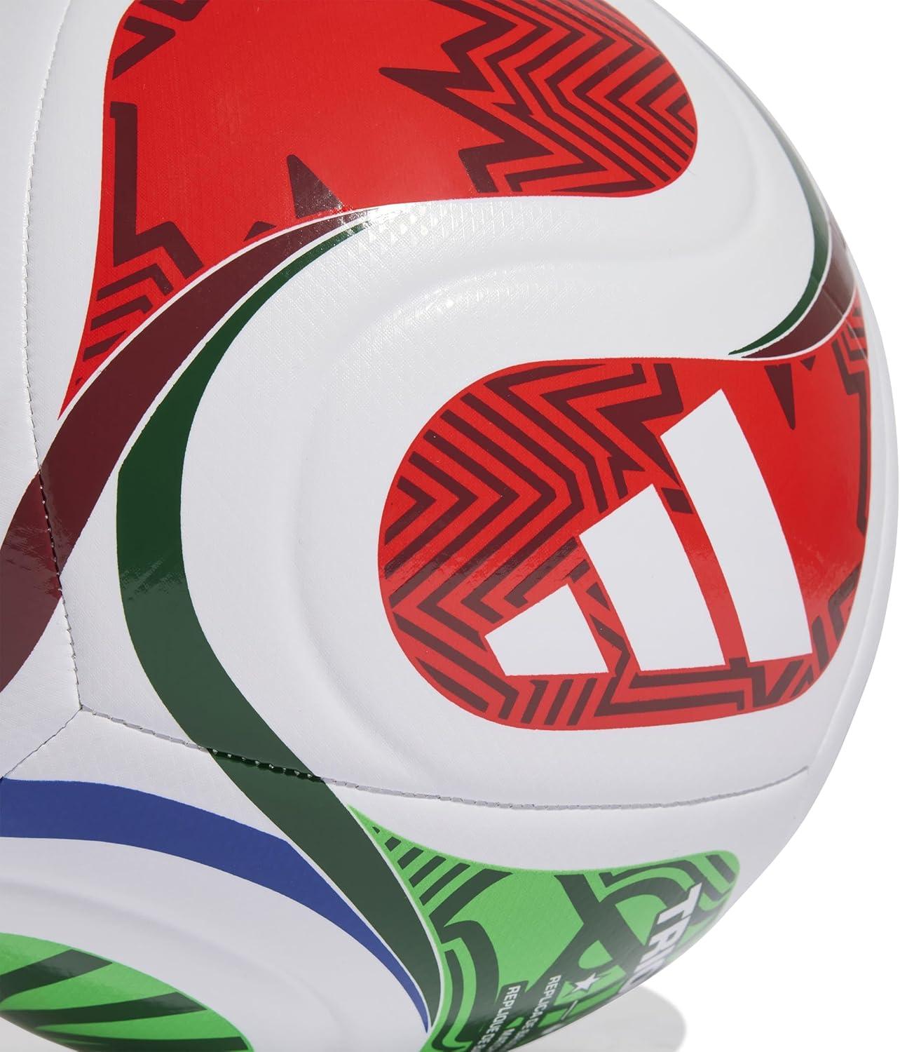 imageadidas FIFA World Cup 26 Trionda Soccer BallWhiteTeam Royal BlueSolar BluePower RedTraining Sala