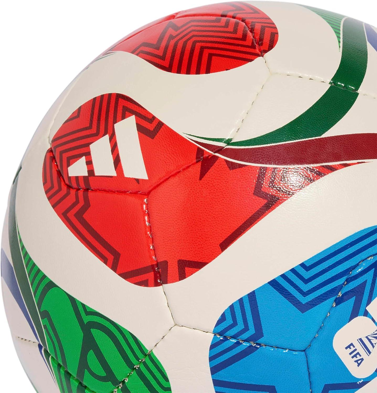 imageadidas FIFA World Cup 26 Trionda Soccer BallWhiteTeam Royal BlueSolar BluePower RedTraining Sala