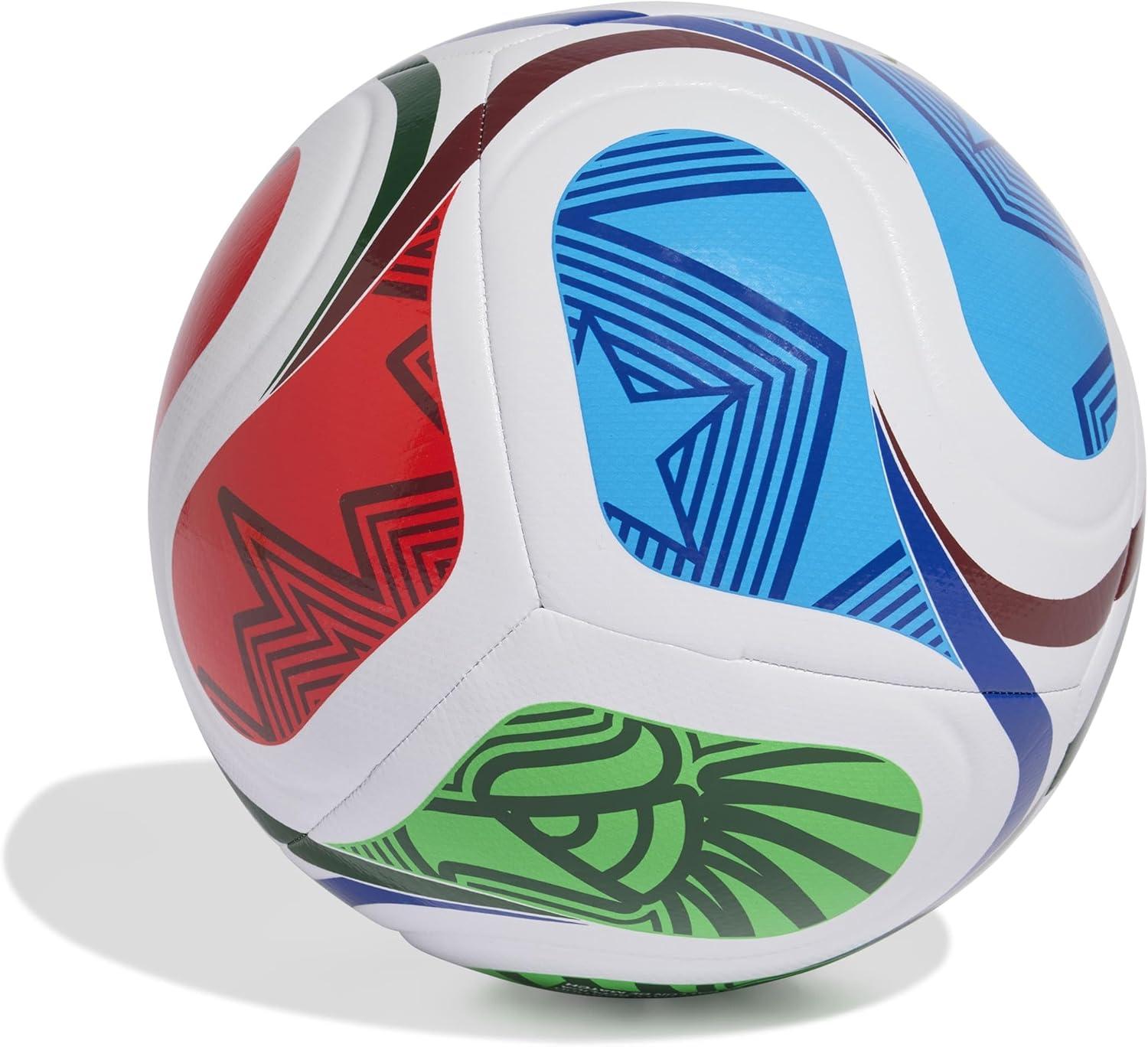 imageadidas FIFA World Cup 26 Trionda Soccer BallWhiteTeam Royal BlueSolar BluePower RedTraining Sala