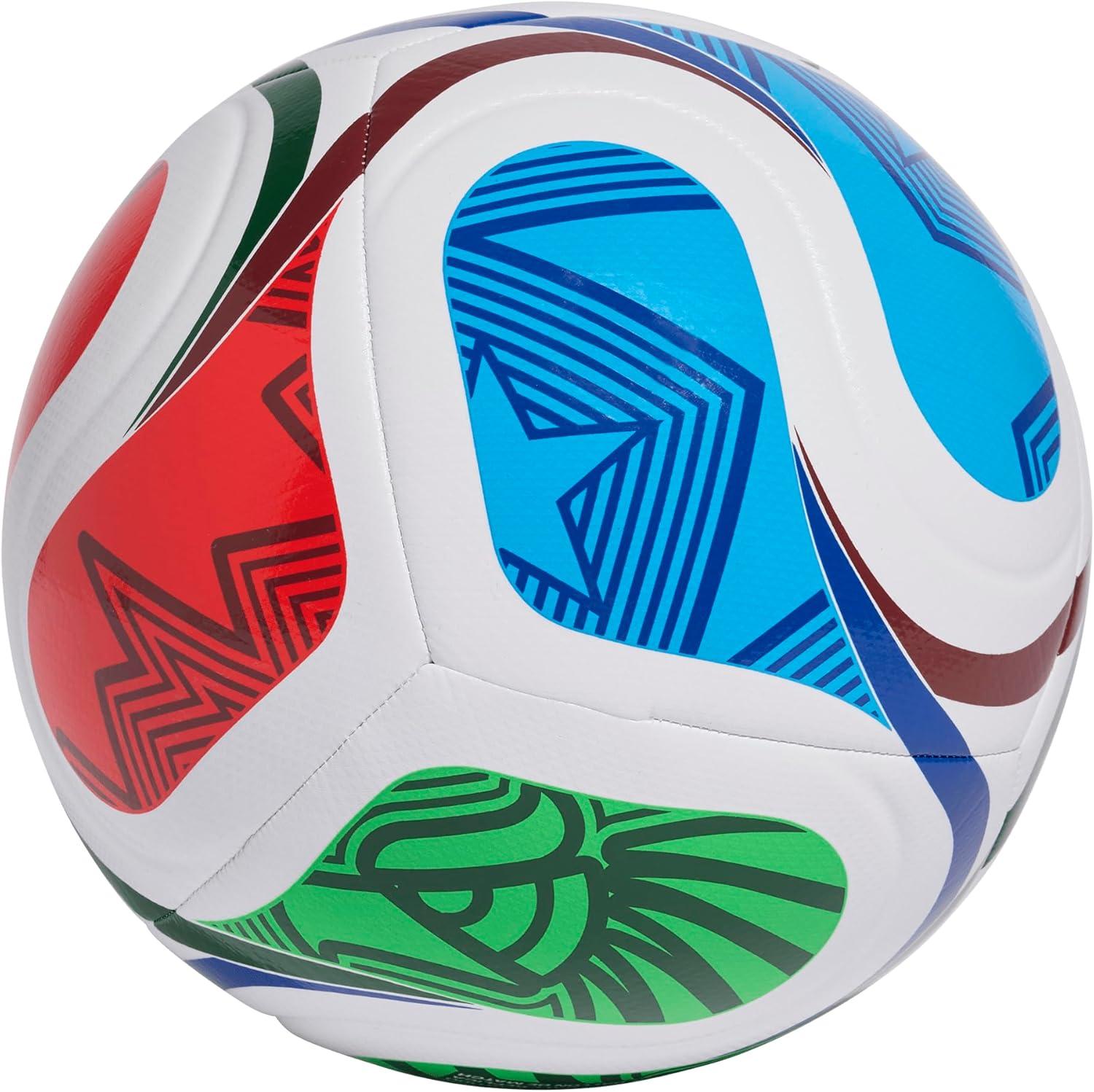 imageadidas FIFA World Cup 26 Trionda Soccer BallWhiteTeam Royal BlueSolar BluePower RedTraining Sala