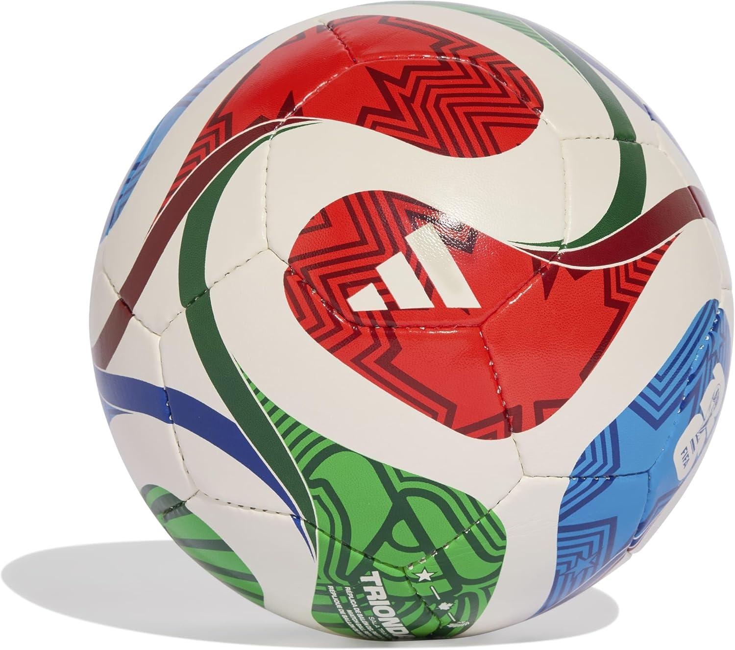imageadidas FIFA World Cup 26 Trionda Soccer BallWhiteTeam Royal BlueSolar BluePower RedTraining Sala