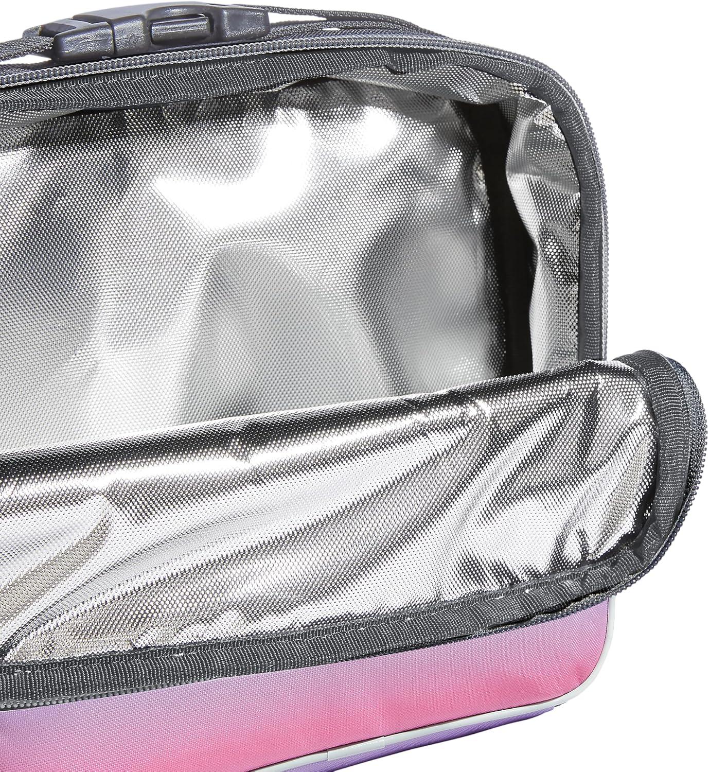 imageadidas Foundation Insulated Lunch Bag for Men and Women Nomad Camo GreySolar GoldSolar RedGradient Rose Tone PinkWhiteOnix Grey