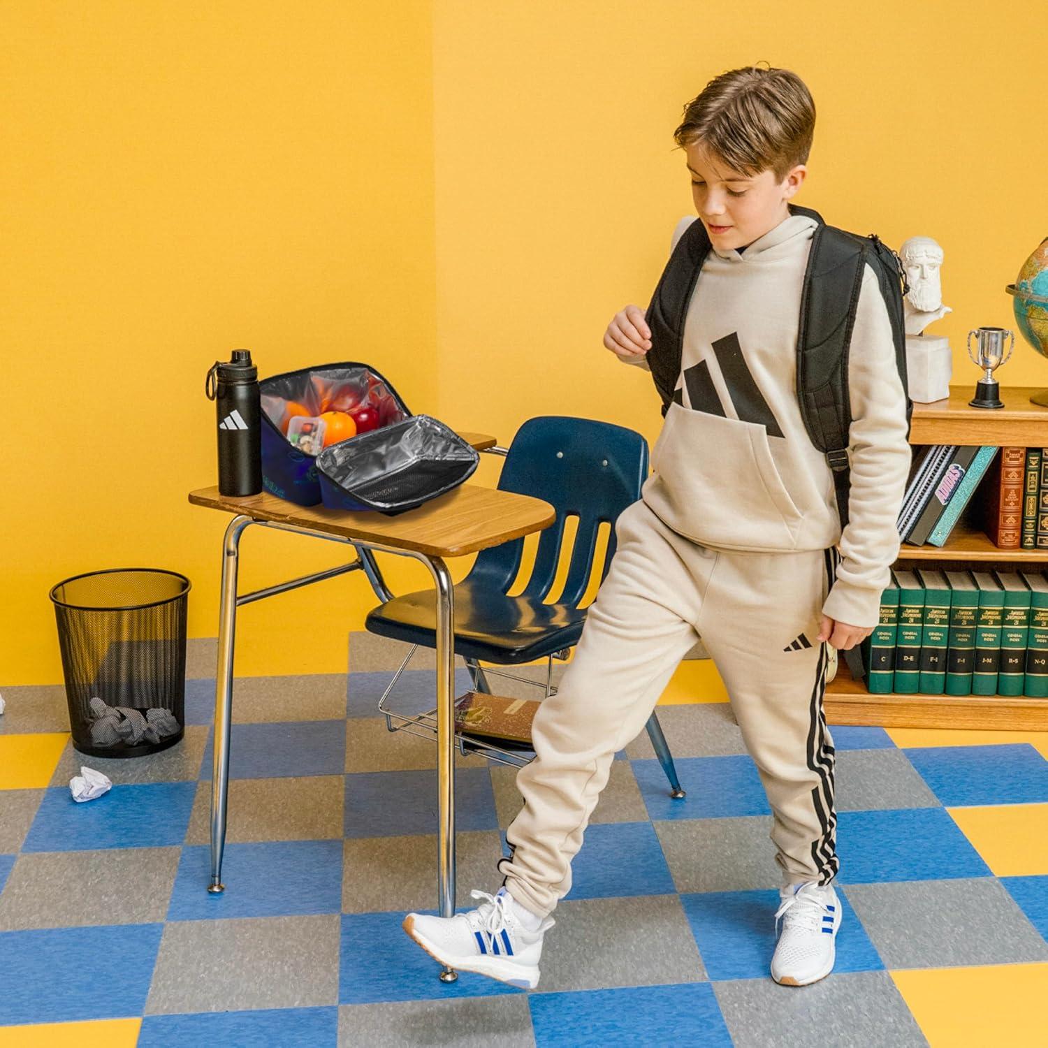 imageadidas Foundation Insulated Lunch Bag for Men and Women Nomad Camo GreySolar GoldSolar RedUpscaled MixblackWhite