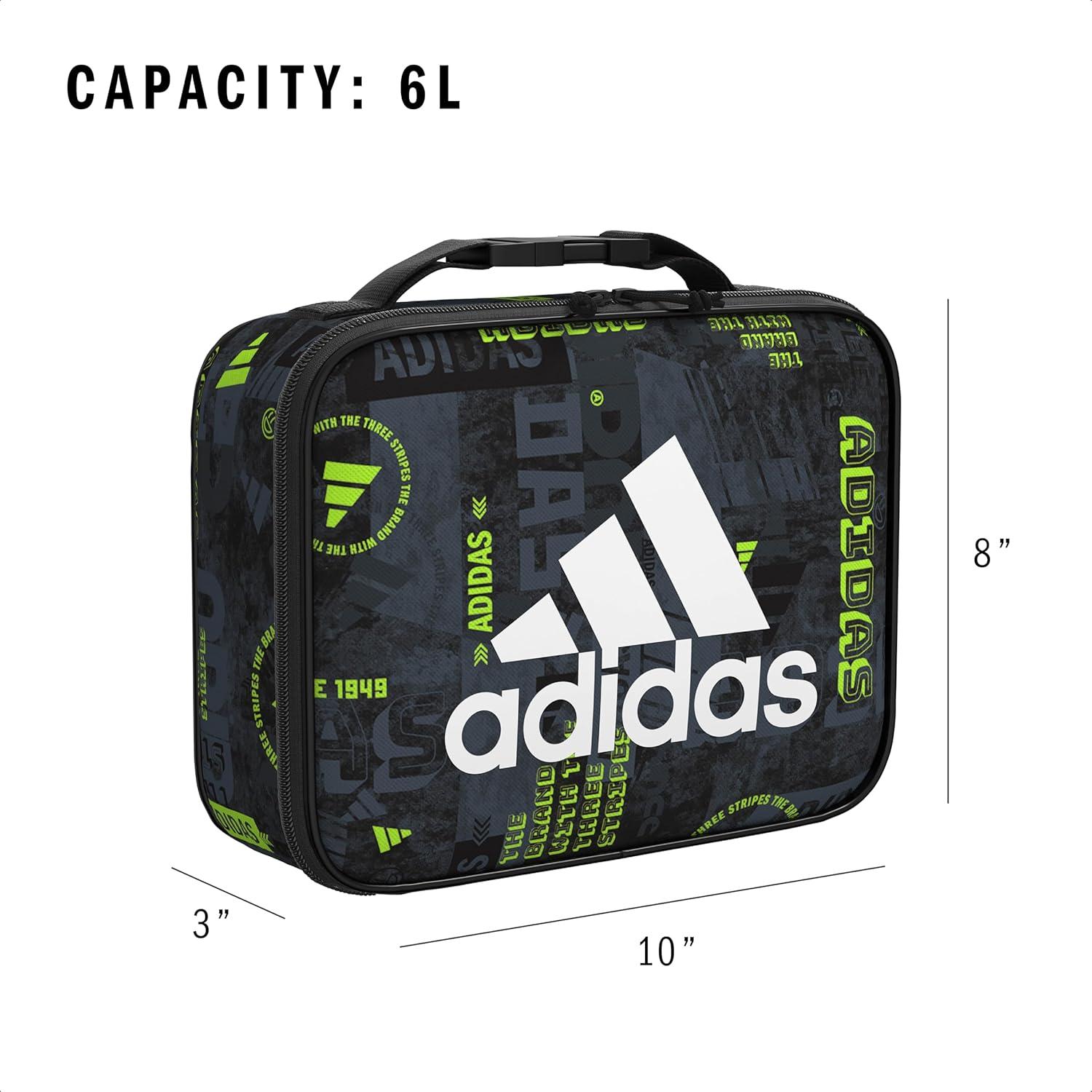 imageadidas Foundation Insulated Lunch Bag for Men and Women Nomad Camo GreySolar GoldSolar RedUpscaled MixblackWhite