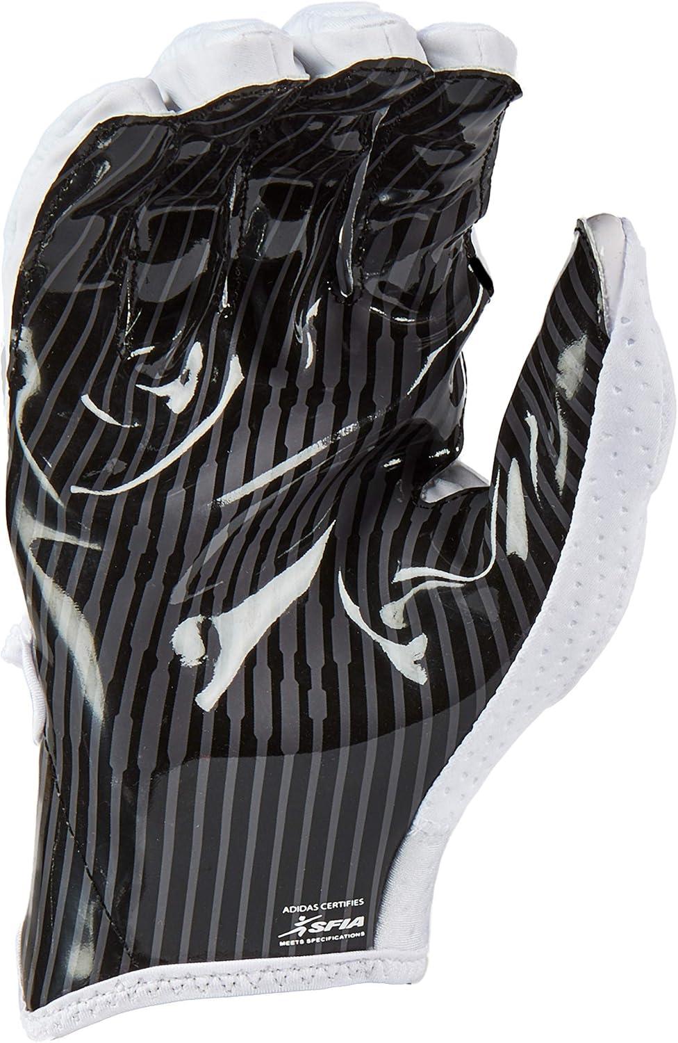 imageadidas Freak 50 Padded Adult Football Receiver GloveWhiteBlack
