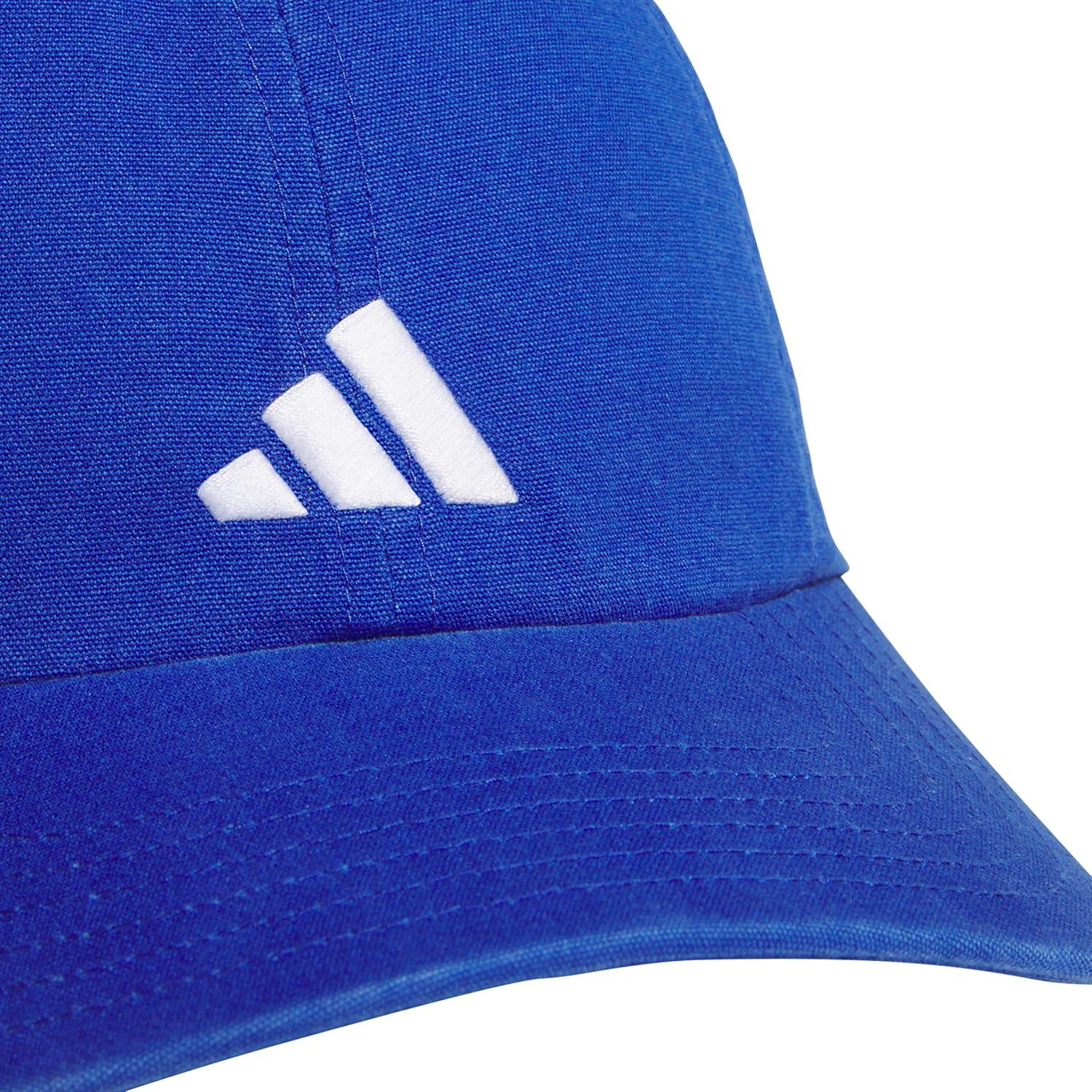 imageadidas Kids Baseball Cap for Boys and Girls Youth Washed Cotton Adjustable Hat Ultimate SaturdayTeam Royal BlueWhite
