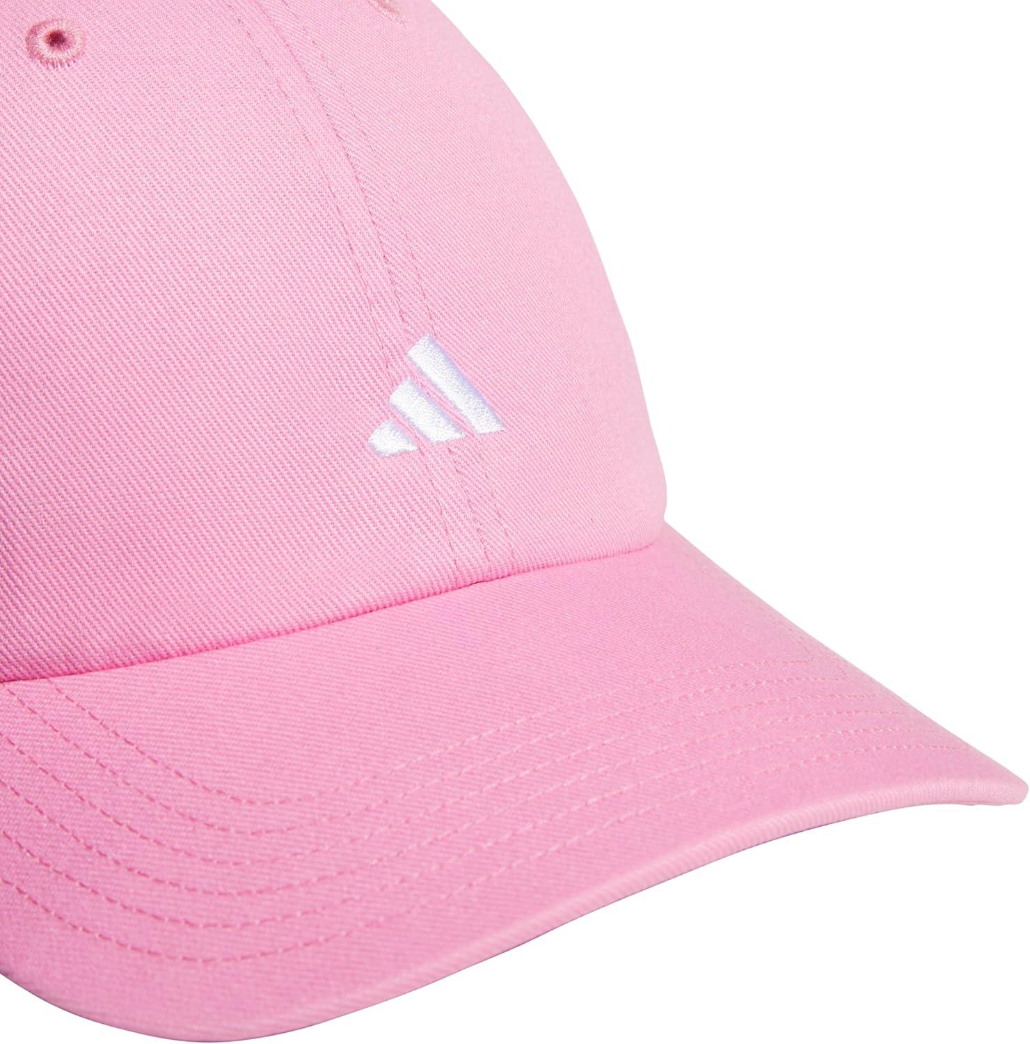 imageadidas Kids Baseball Cap for Boys and Girls Youth Washed Cotton Adjustable Hat Ultimate SaturdayTropic BloomWhite