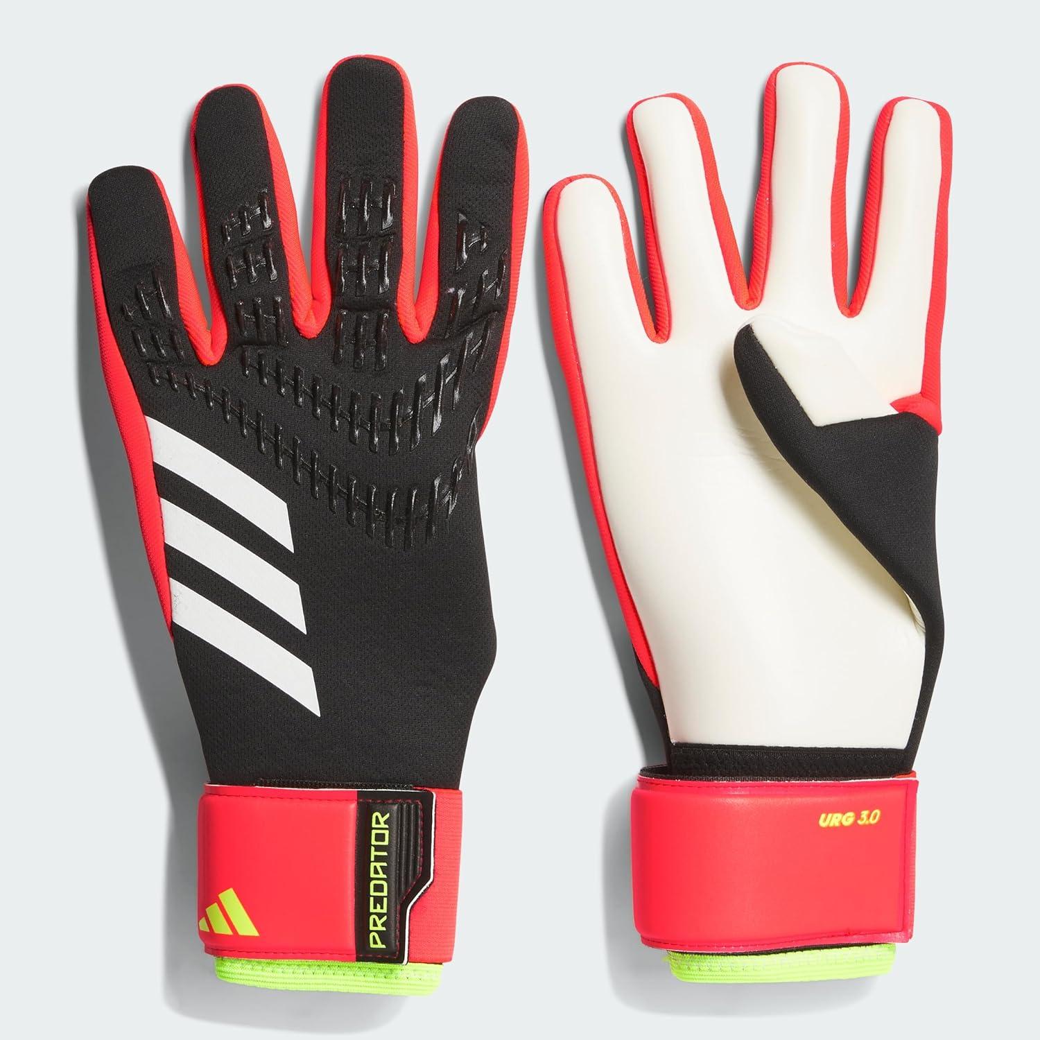 imageadidas League Predator Goalie GlovesBlackSolar RedSolar Yellow