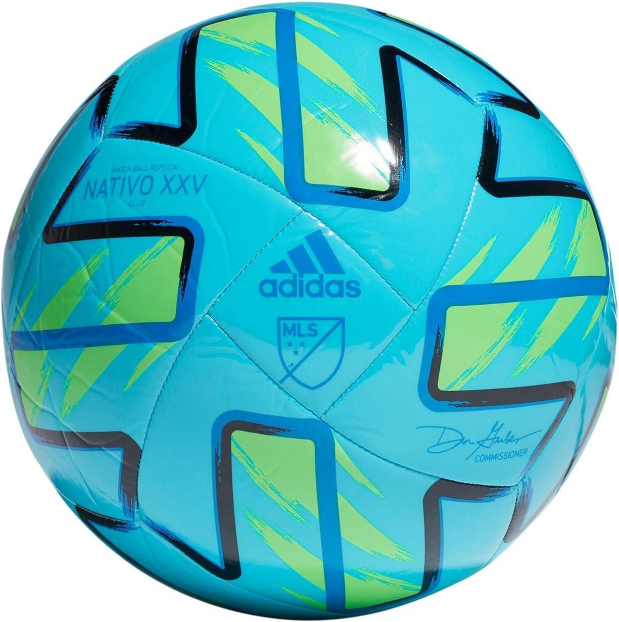 imageadidas MLS Nativo XXV Club BallSamba BlueSolar GreenBlackGlory Blue