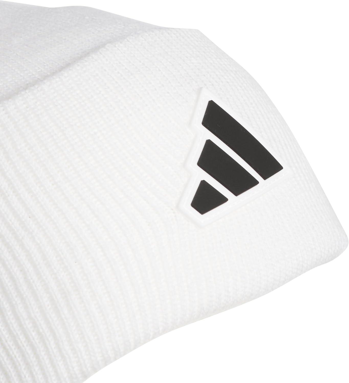 imageadidas Mens Beanie Postseason Tall Fit Slouchy Cuffed Knit Winter HatWhiteBlack