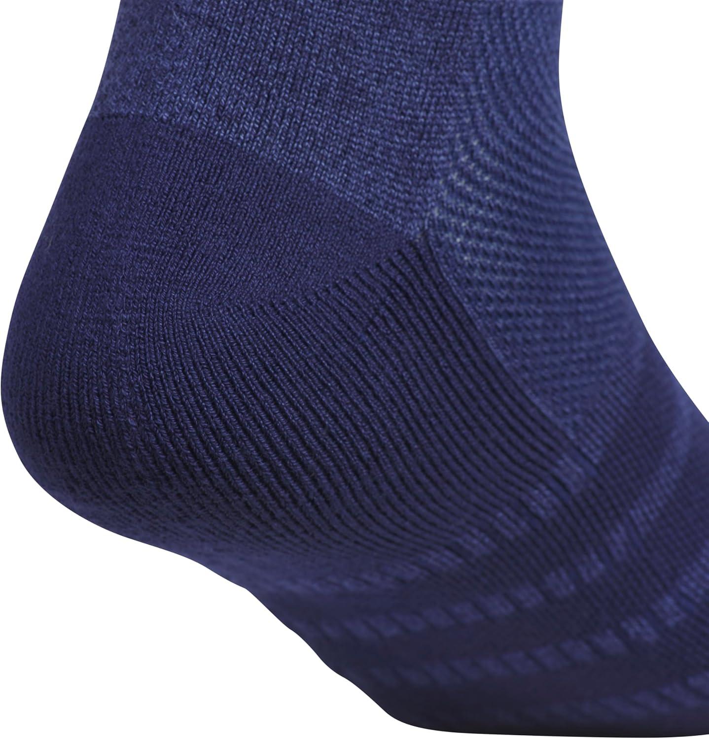 imageadidas Mens Cushioned X 4 3Pack MidCrew SockTech Indigo BlueDark Blue