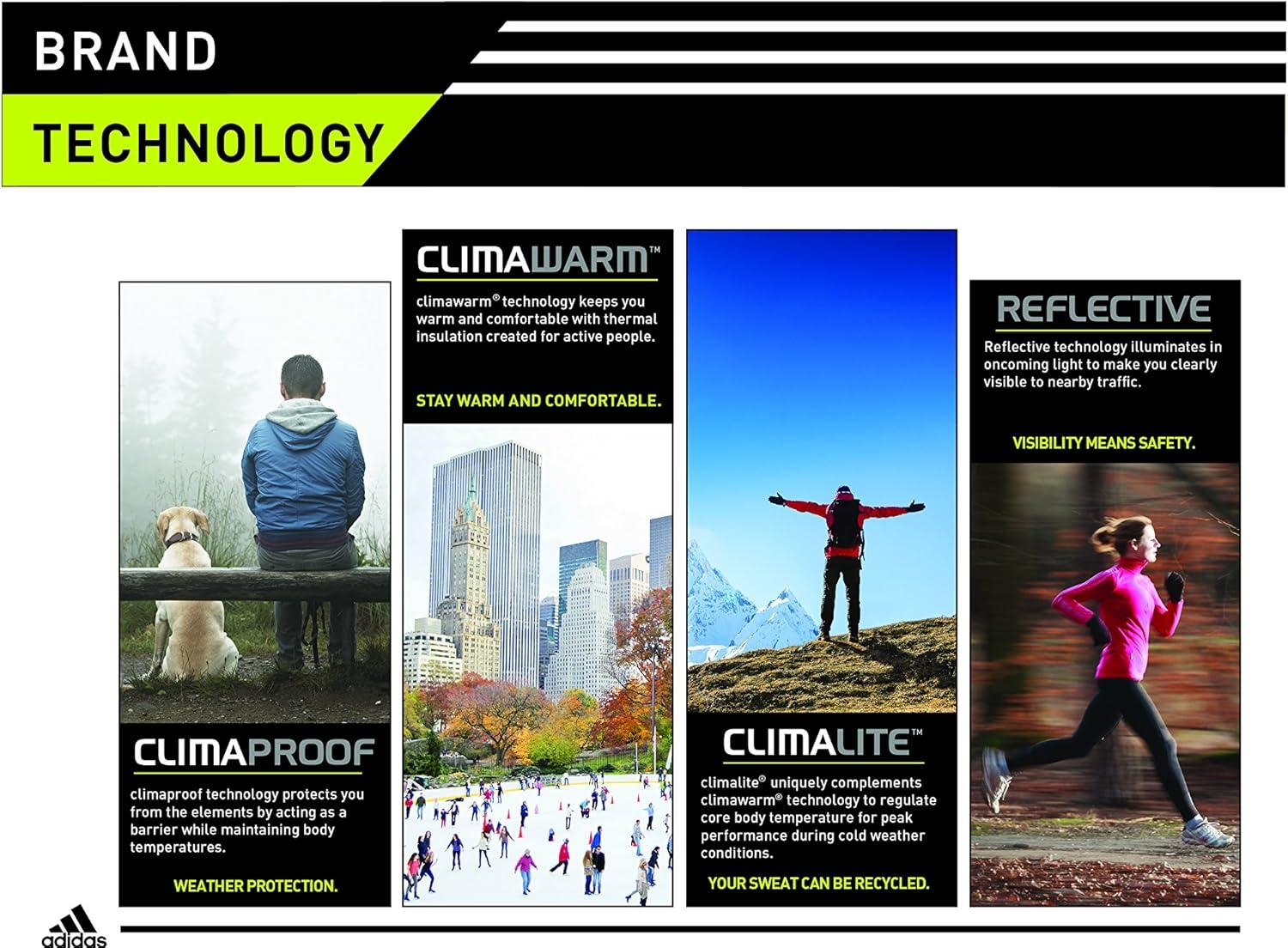 imageadidas Mens Dash 20 Reflective Gloves BlackDash 20 BlackWhite