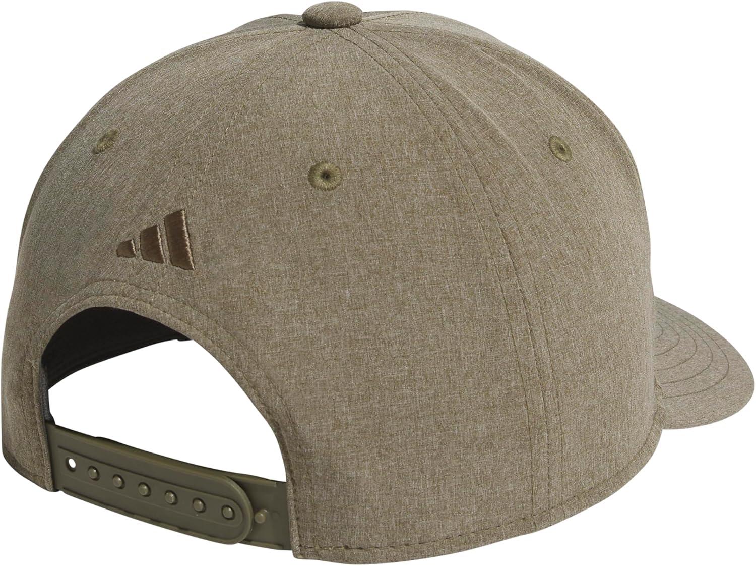 imageadidas Mens Scorecard High Crown Low Curve Brim Snapback Adjustable Fit Course Style HatOlive StrataGrey StrataGrey