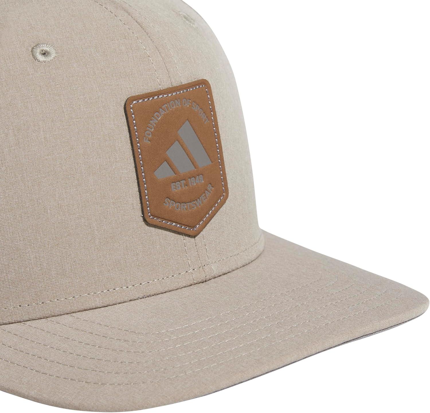 imageadidas Mens Scorecard High Crown Low Curve Brim Snapback Adjustable Fit Course Style HatWonder AluminaGrey Three